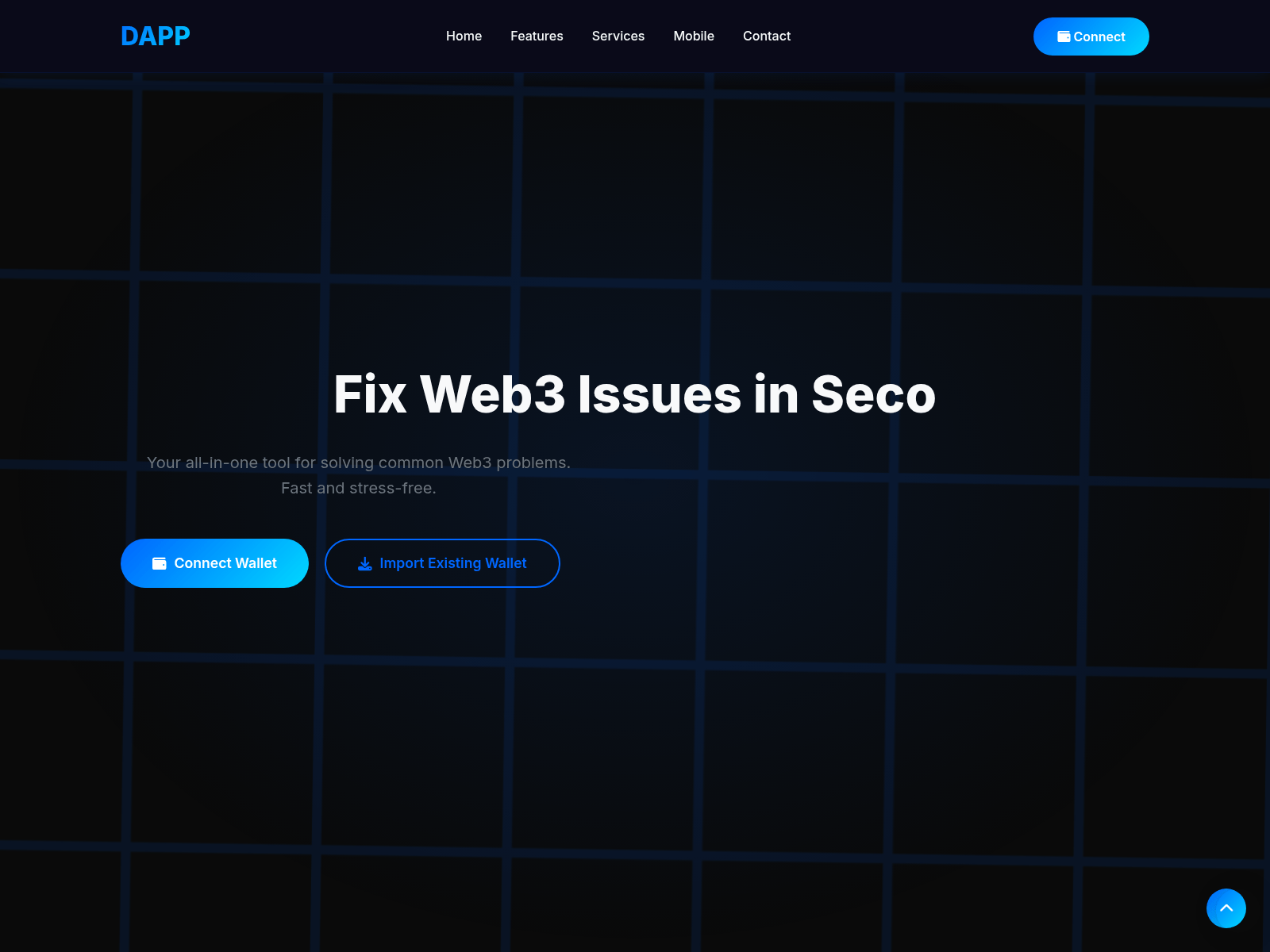 Screenshot of chainsresolverapp.pages.dev
