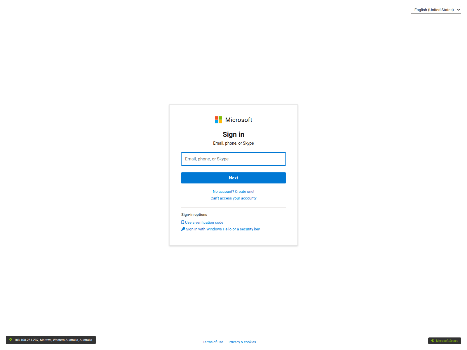 Screenshot of secureactivitysett726411.li