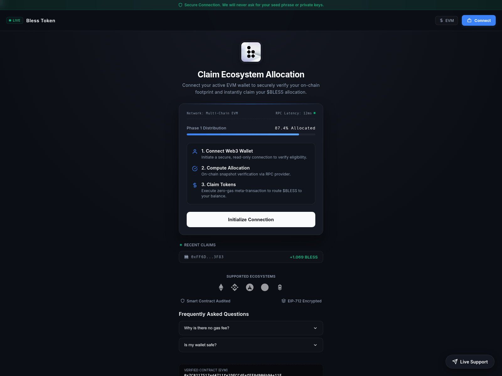 Screenshot of bless.zanggu.net
