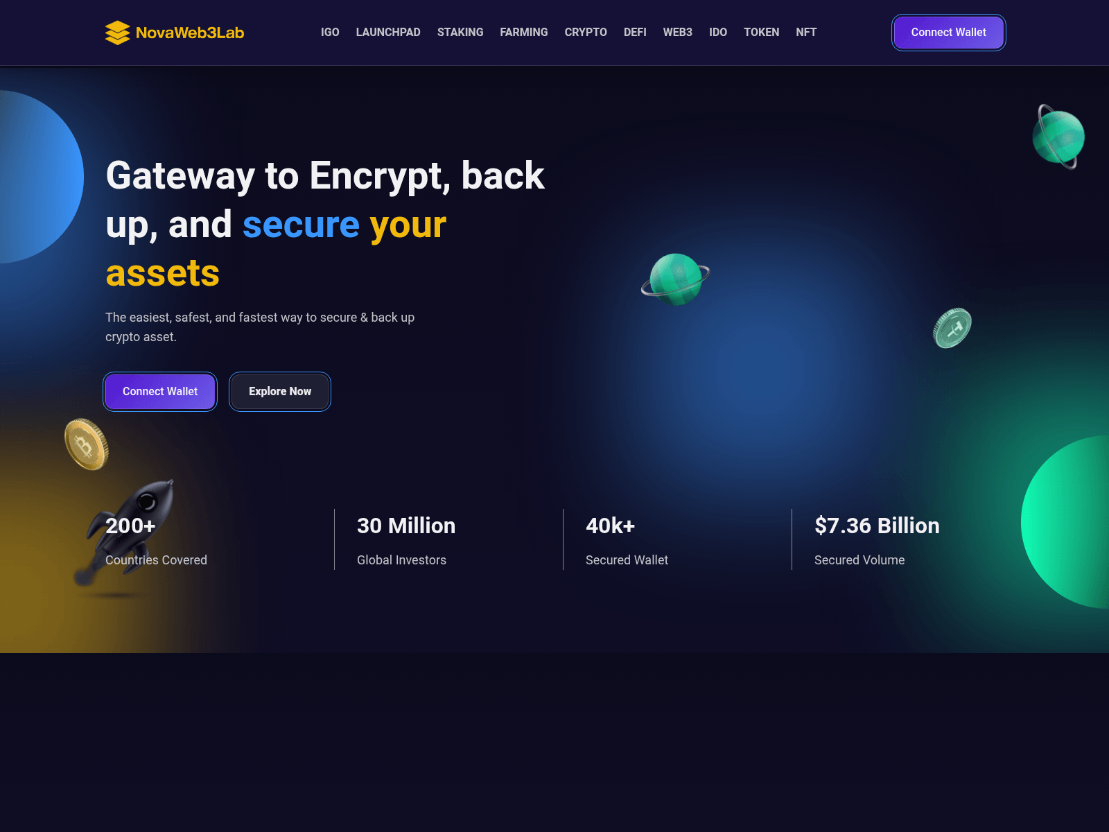 Screenshot of novaweb3labs.com