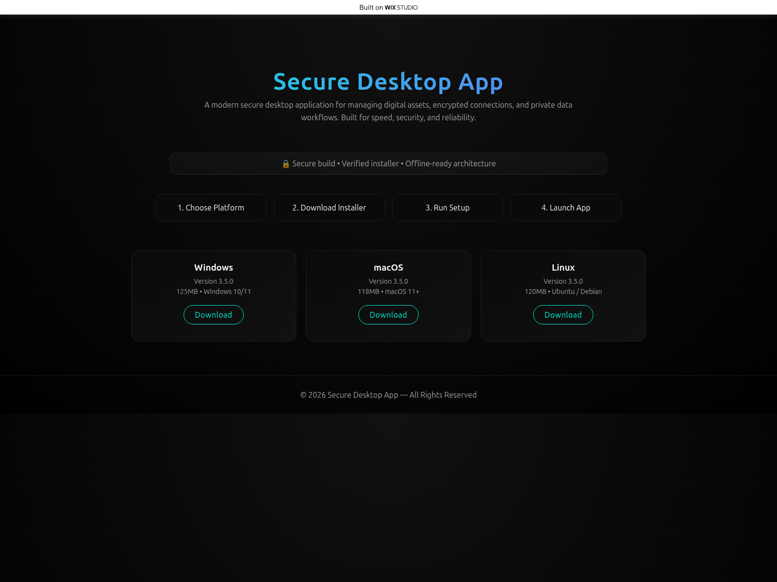 Screenshot of enter-desktop.wixstudio.com