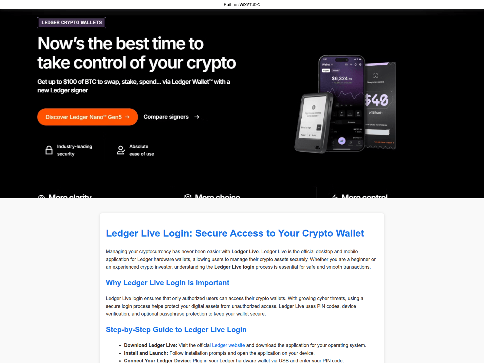 Screenshot of liveapp-eng.wixstudio.com