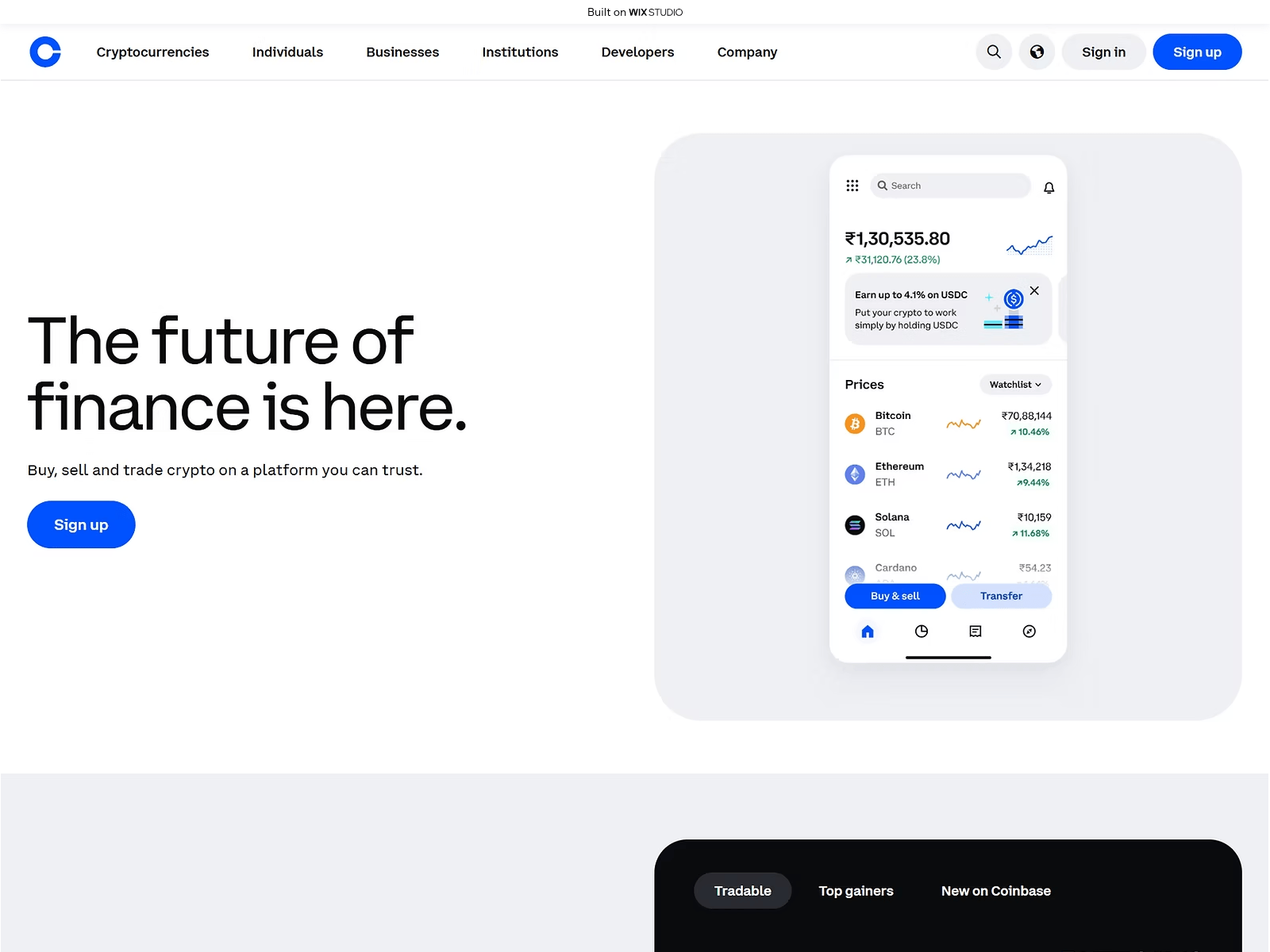 Screenshot of learn-extension.wixstudio.com