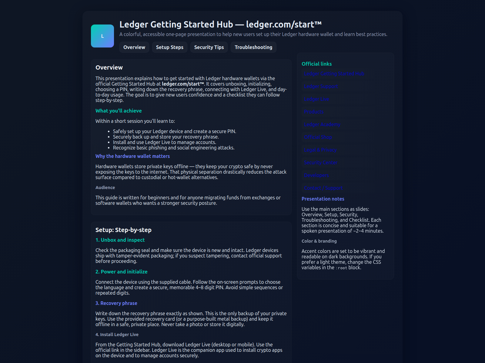 Screenshot of starter-en-start.pages.dev
