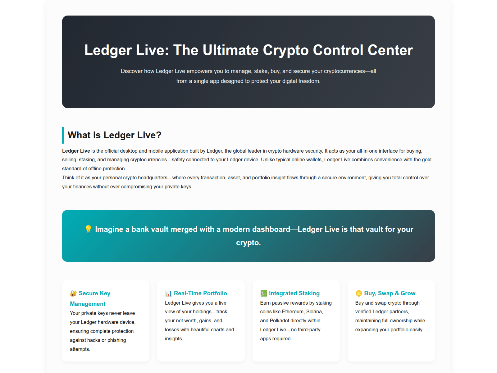 Screenshot of guide-live-ledger-hub.pages.dev