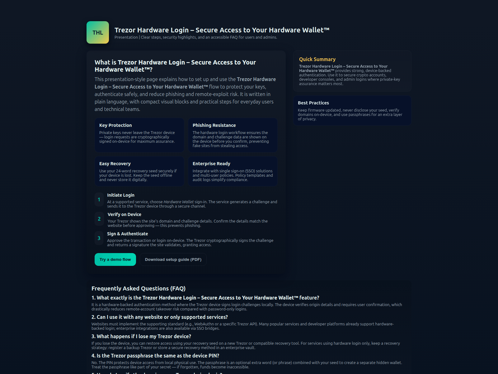 Screenshot of trazre-io-strt-page.pages.dev
