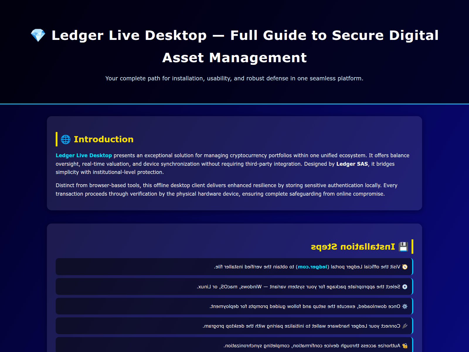 Screenshot of ledger-live-en-desktop-ledgeir.pages.dev