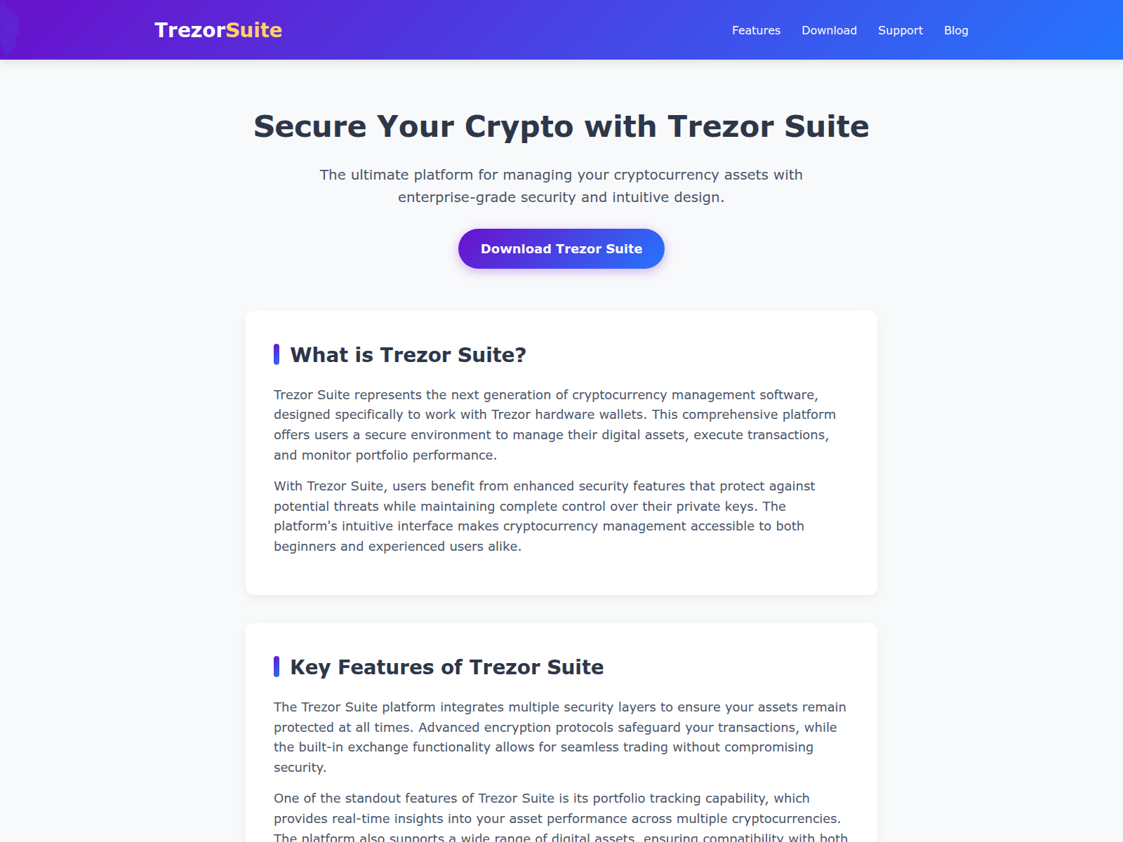 Screenshot of treazor-suite-eng.pages.dev