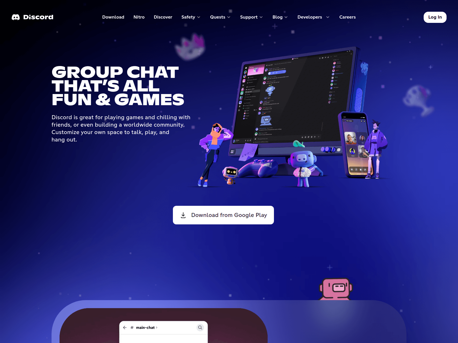 Screenshot of discord.udeth.com