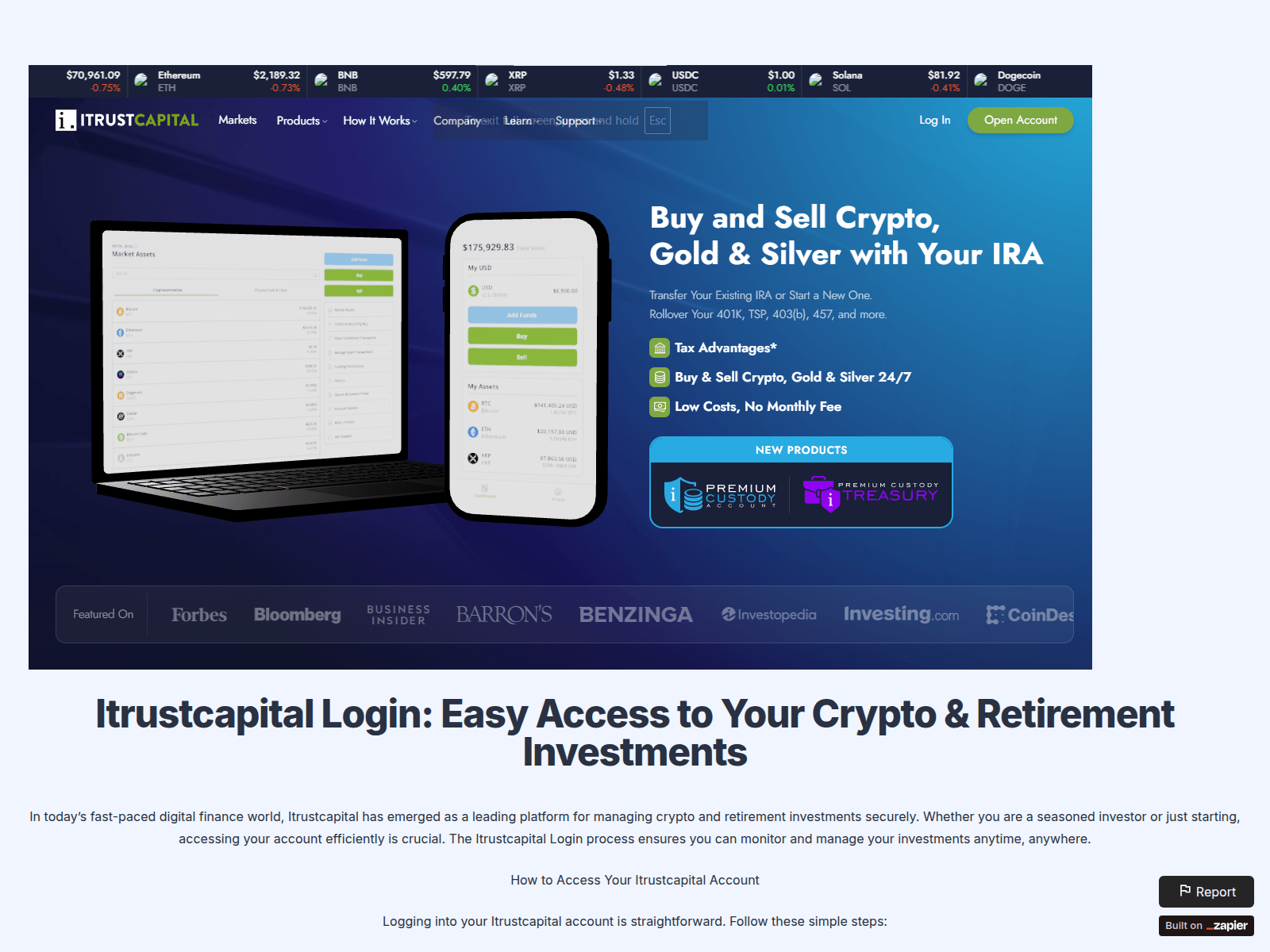 Screenshot of appstrustcapital.zapier.app