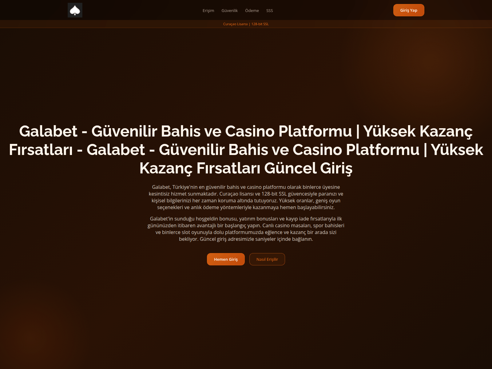 Screenshot of tr.galabettresmiadres.vip