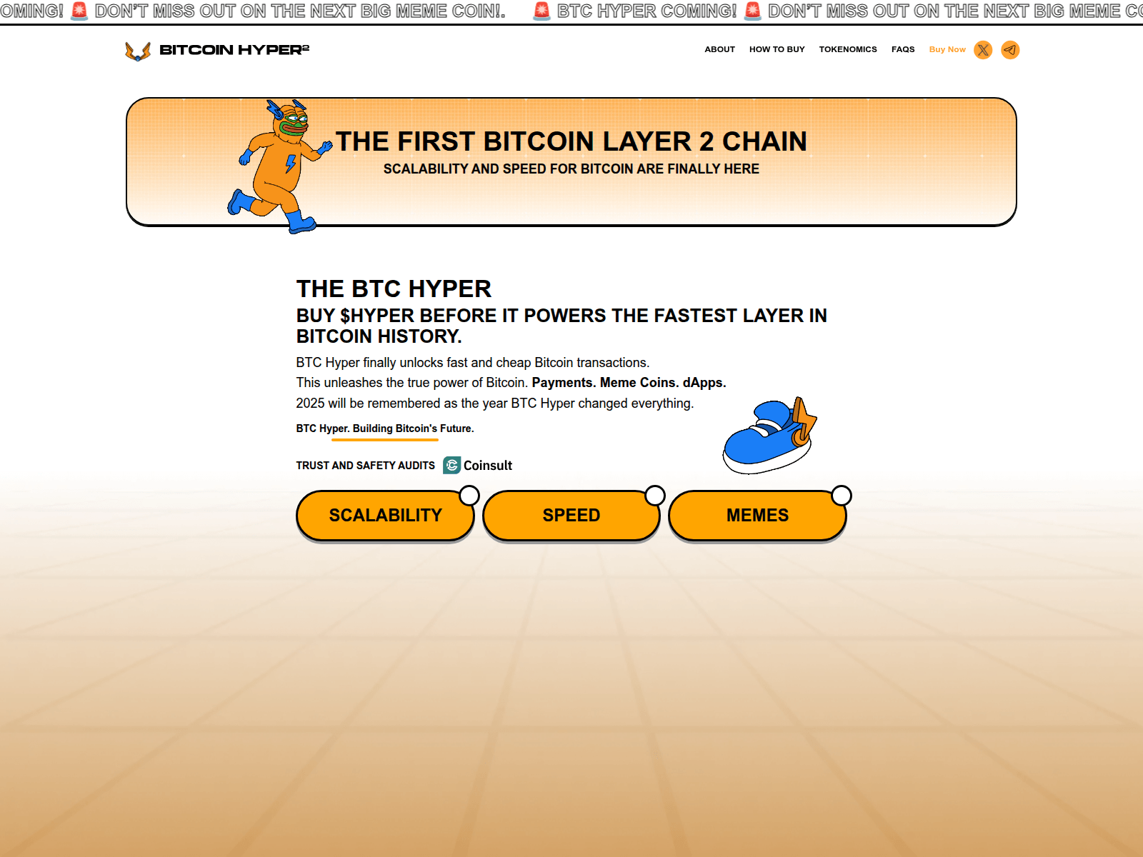 Screenshot of www.btchypertoken.xyz