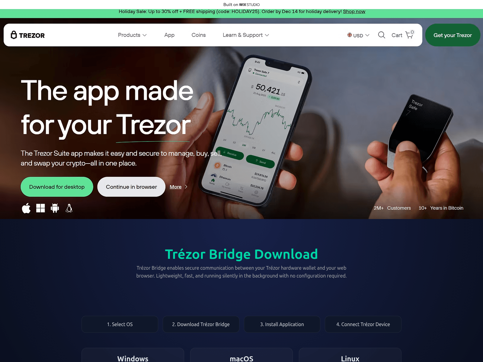 Screenshot of console-bridge.wixstudio.com