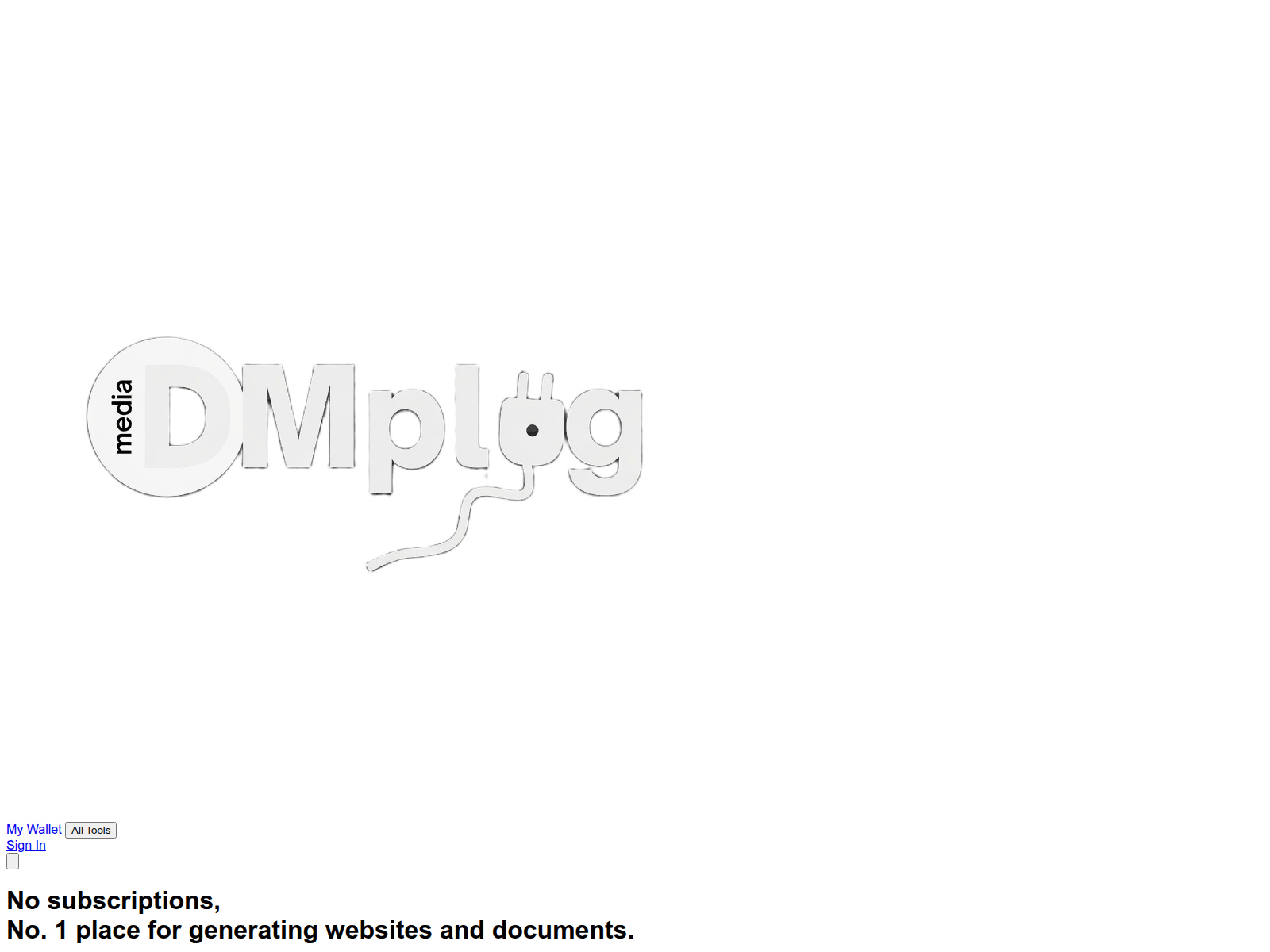 Screenshot of dmplug.tools