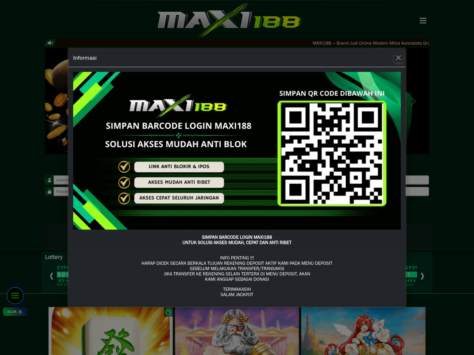 Screenshot of banditgunung188.site