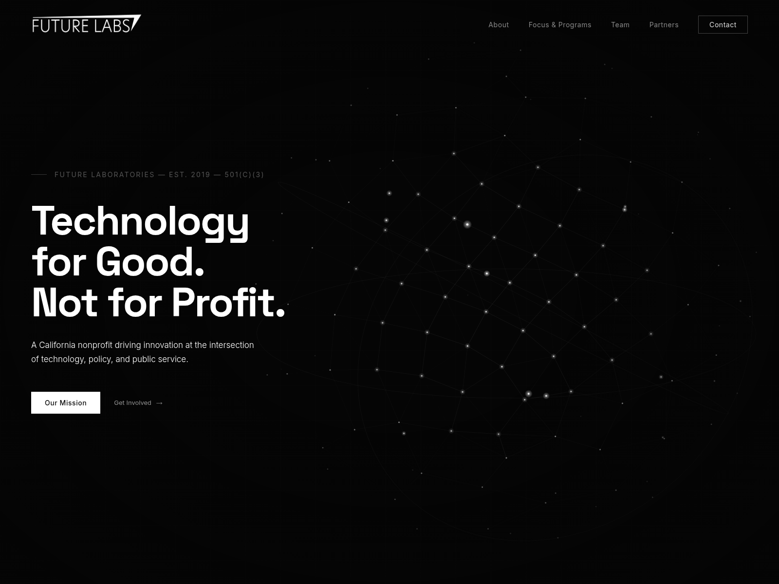 Screenshot of future-laboratories.org
