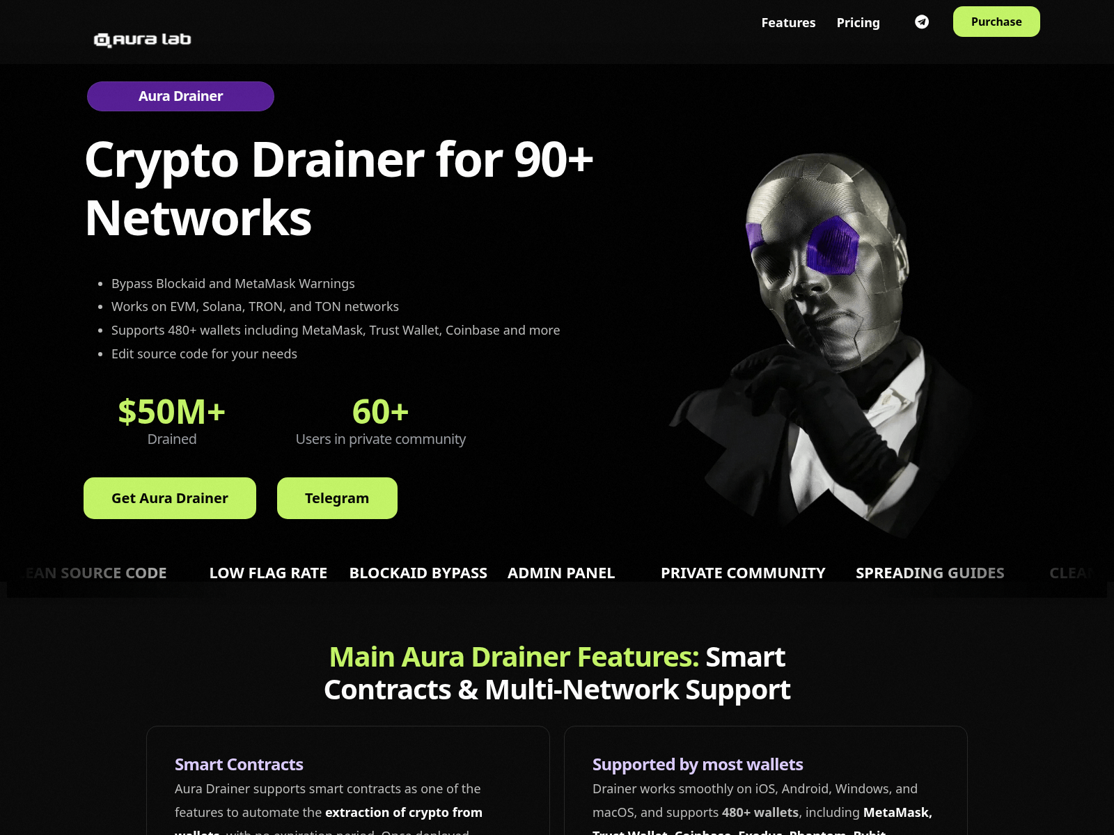 Screenshot of aurahacklab.org