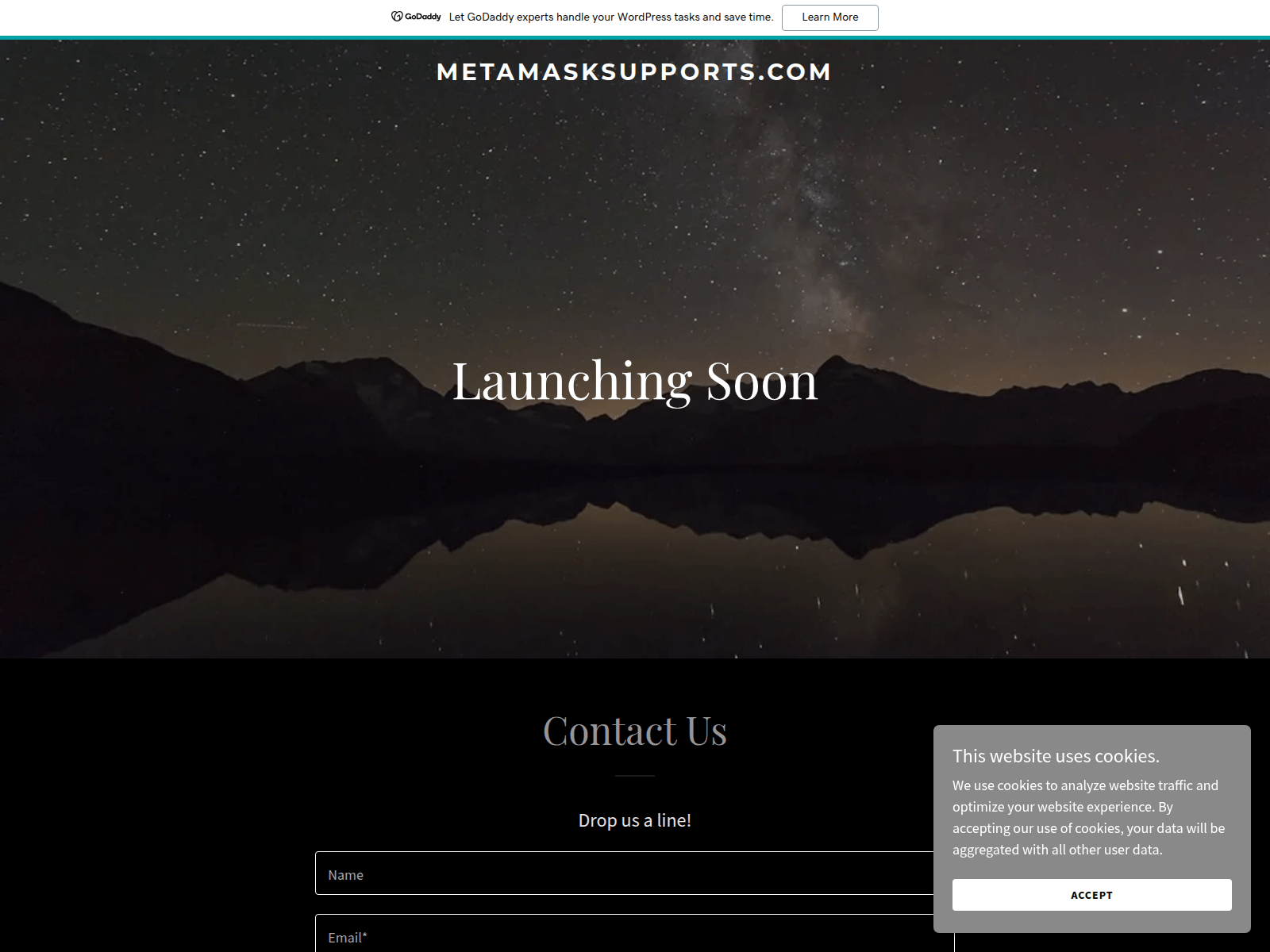 Screenshot of metamasksupports.com