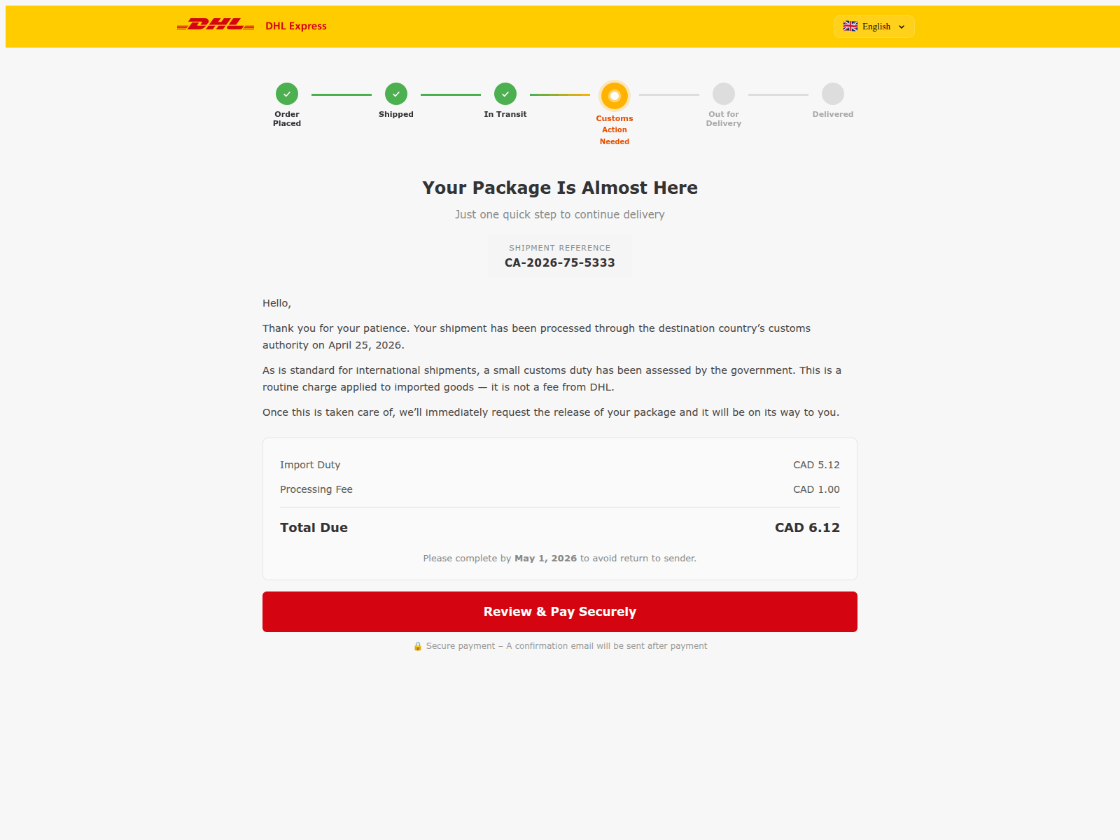 Screenshot of confirm-address-check.vercel.app