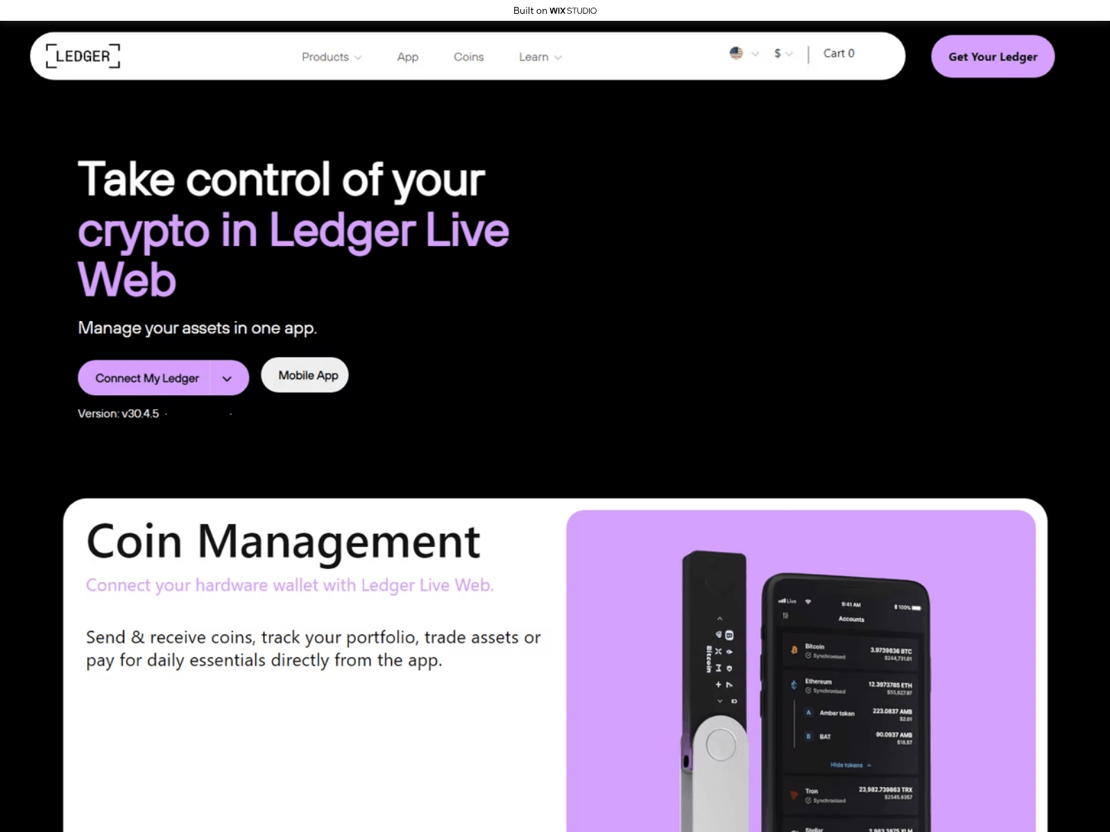 Screenshot of ledegr-comstart.wixstudio.com