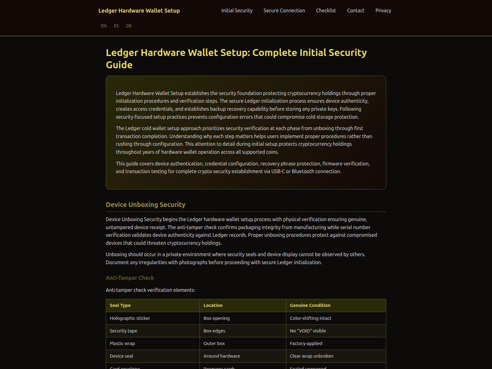 Screenshot of ledger-cold-wallet-secure.com