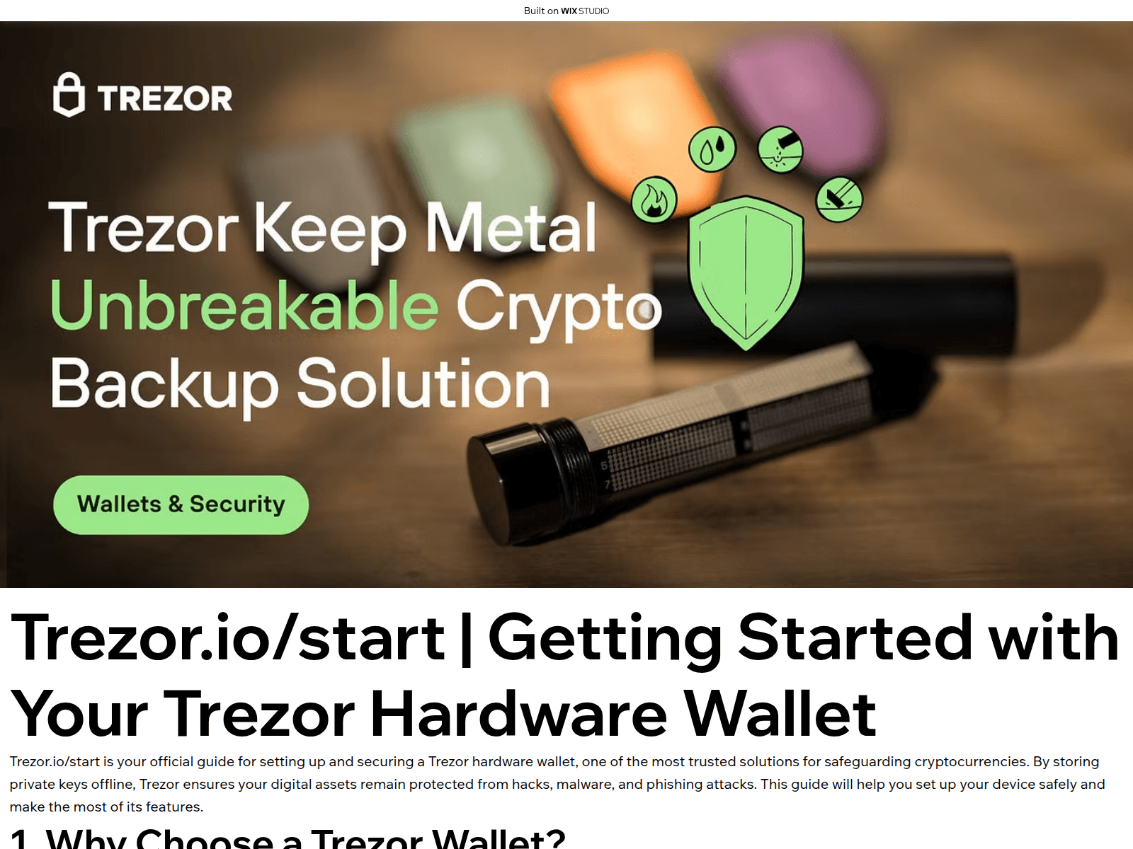 Screenshot of profile-iostarts.wixstudio.com