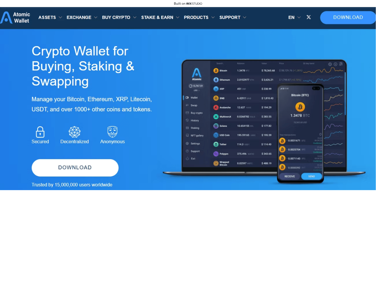 Screenshot of atomic-my.wixstudio.com