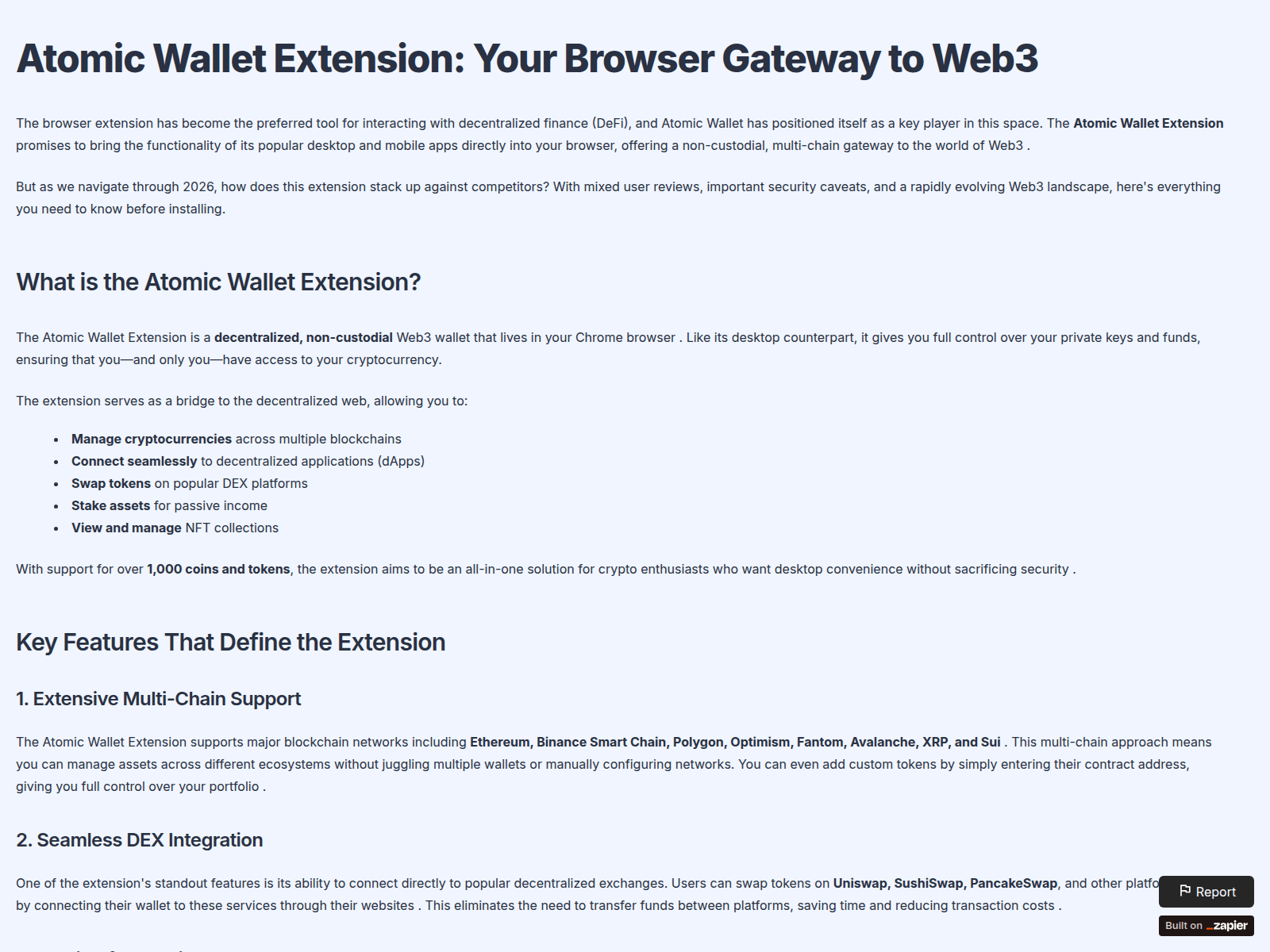Screenshot of atomcwalt.zapier.app