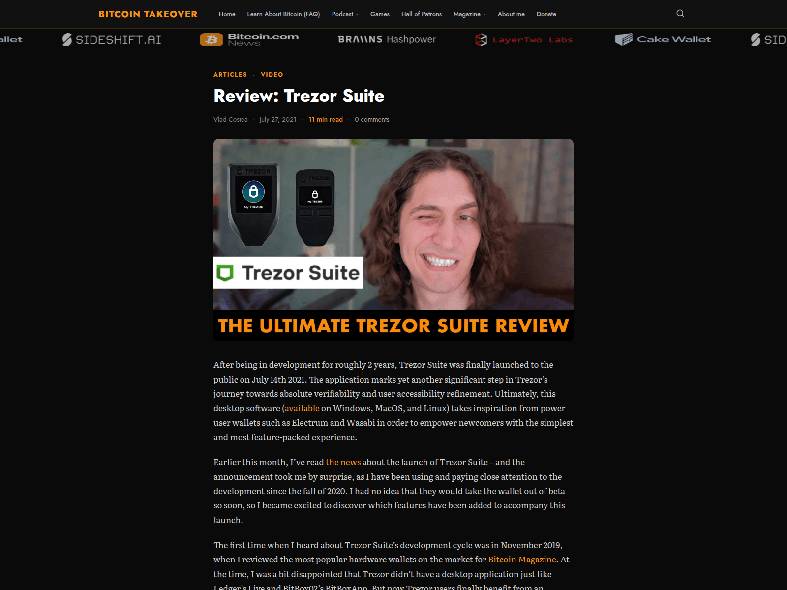Screenshot of bitcoin-takeover.com