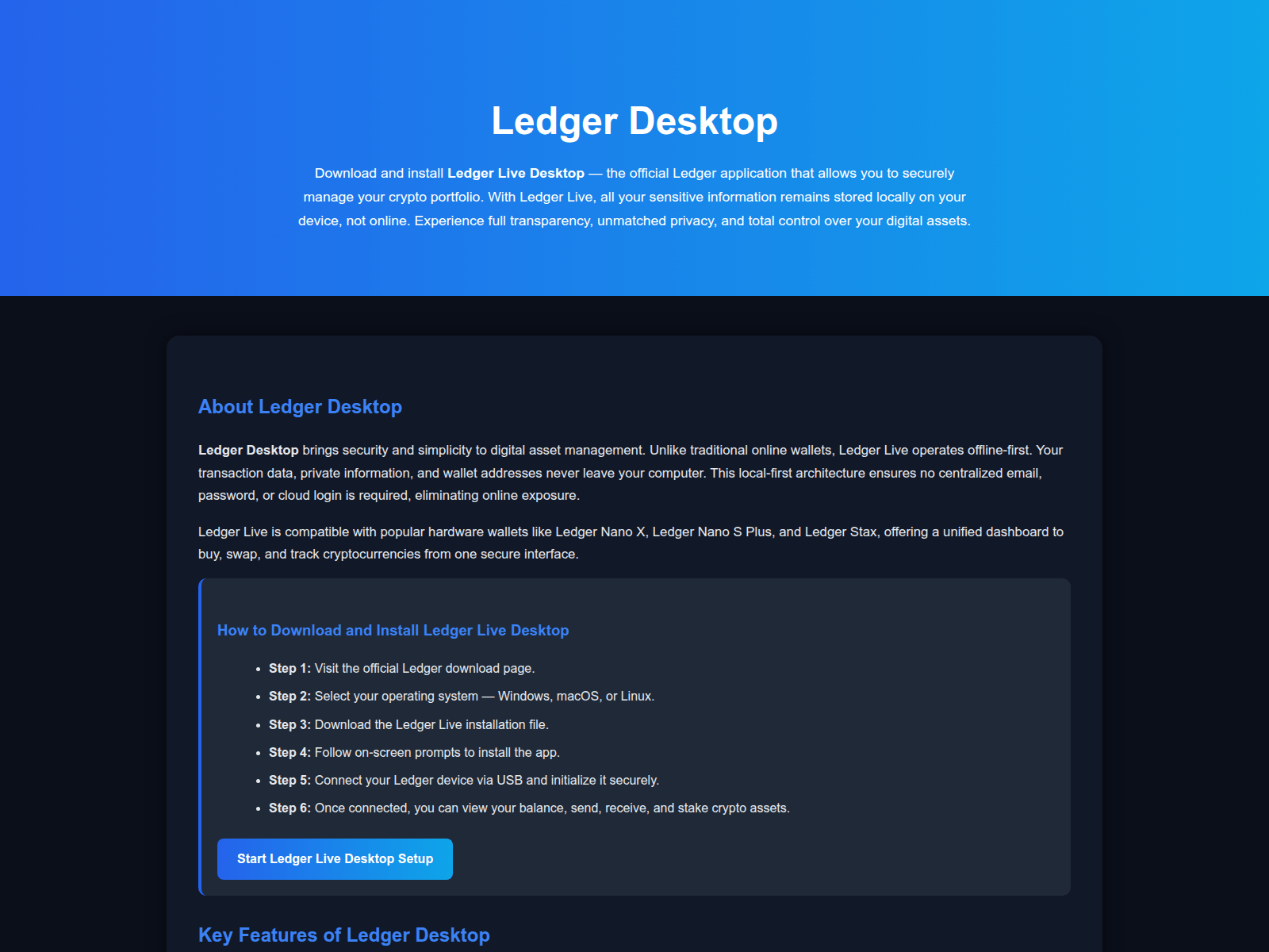 Screenshot of ledger-deskto.pages.dev