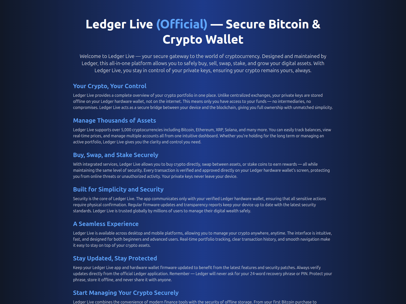 Screenshot of eng-ledgerlive-walet-us.pages.dev
