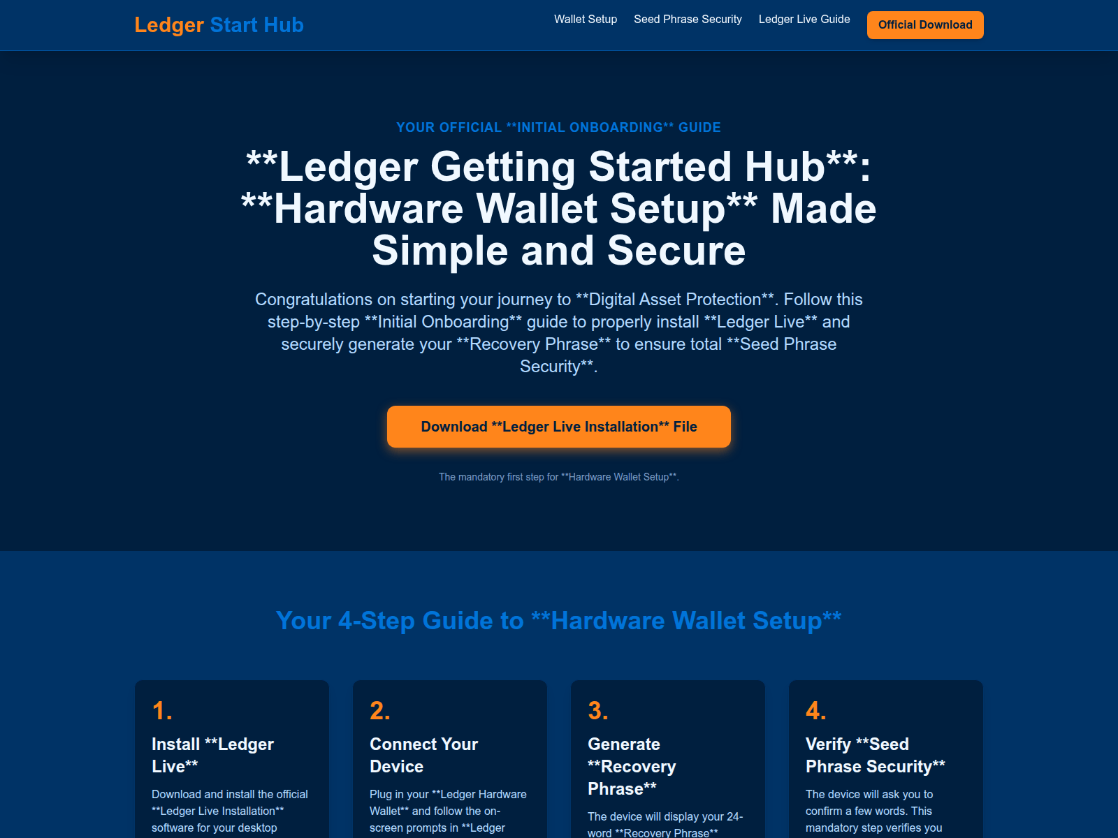 Screenshot of ledgr-comstart-eu.pages.dev