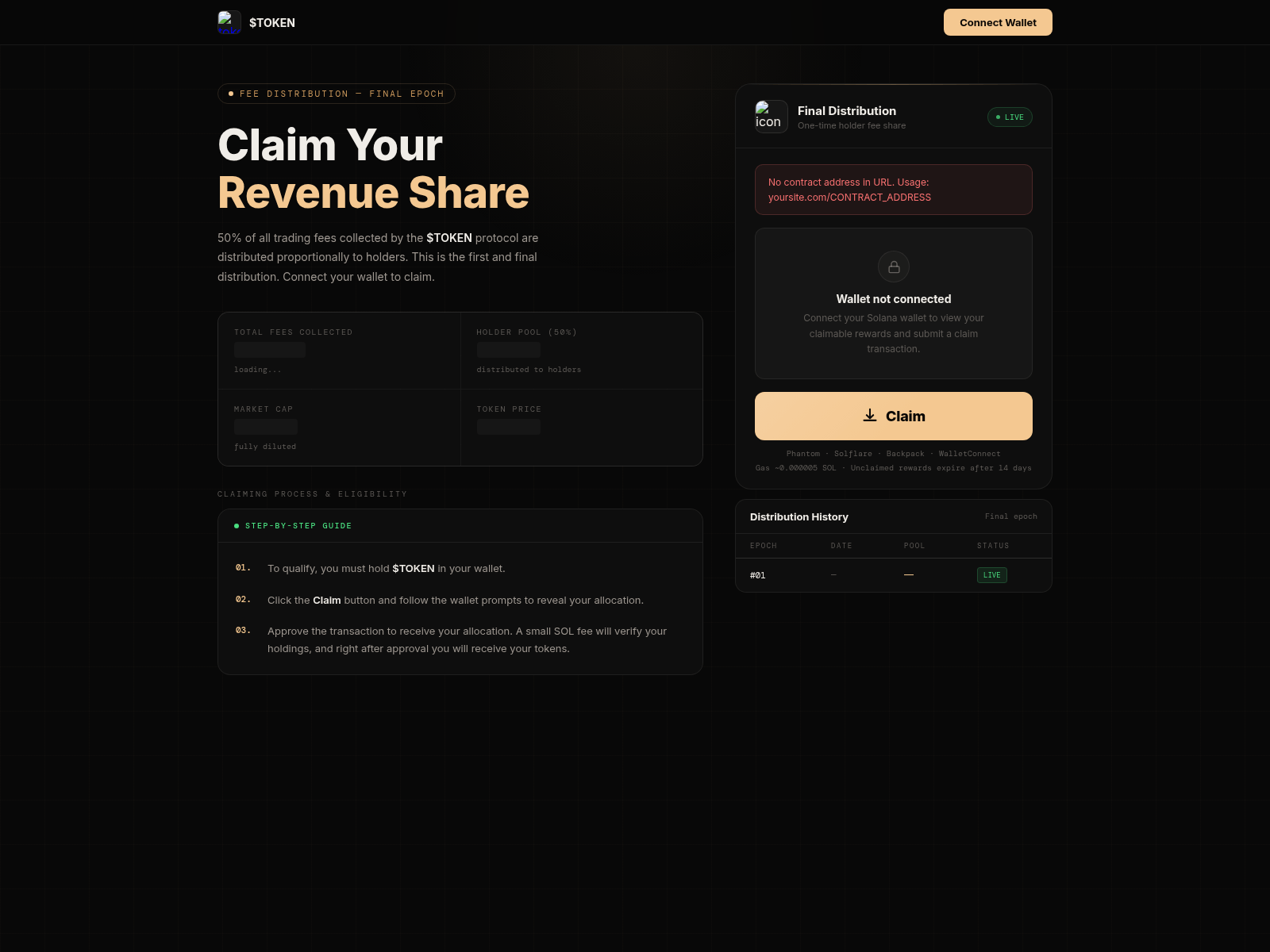 Screenshot of agentsdistributions.pages.dev