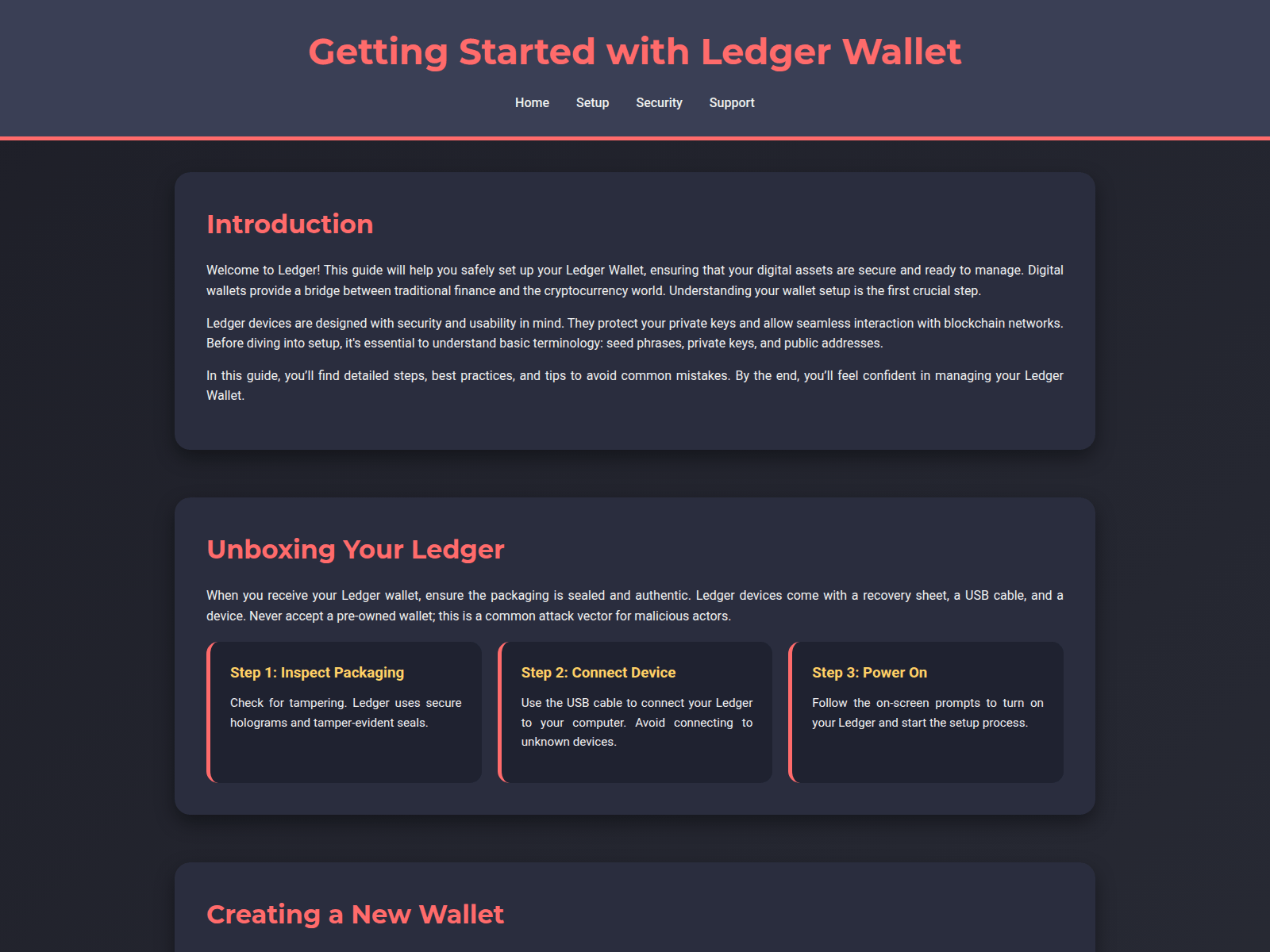 Screenshot of start-web-ldger-c.pages.dev