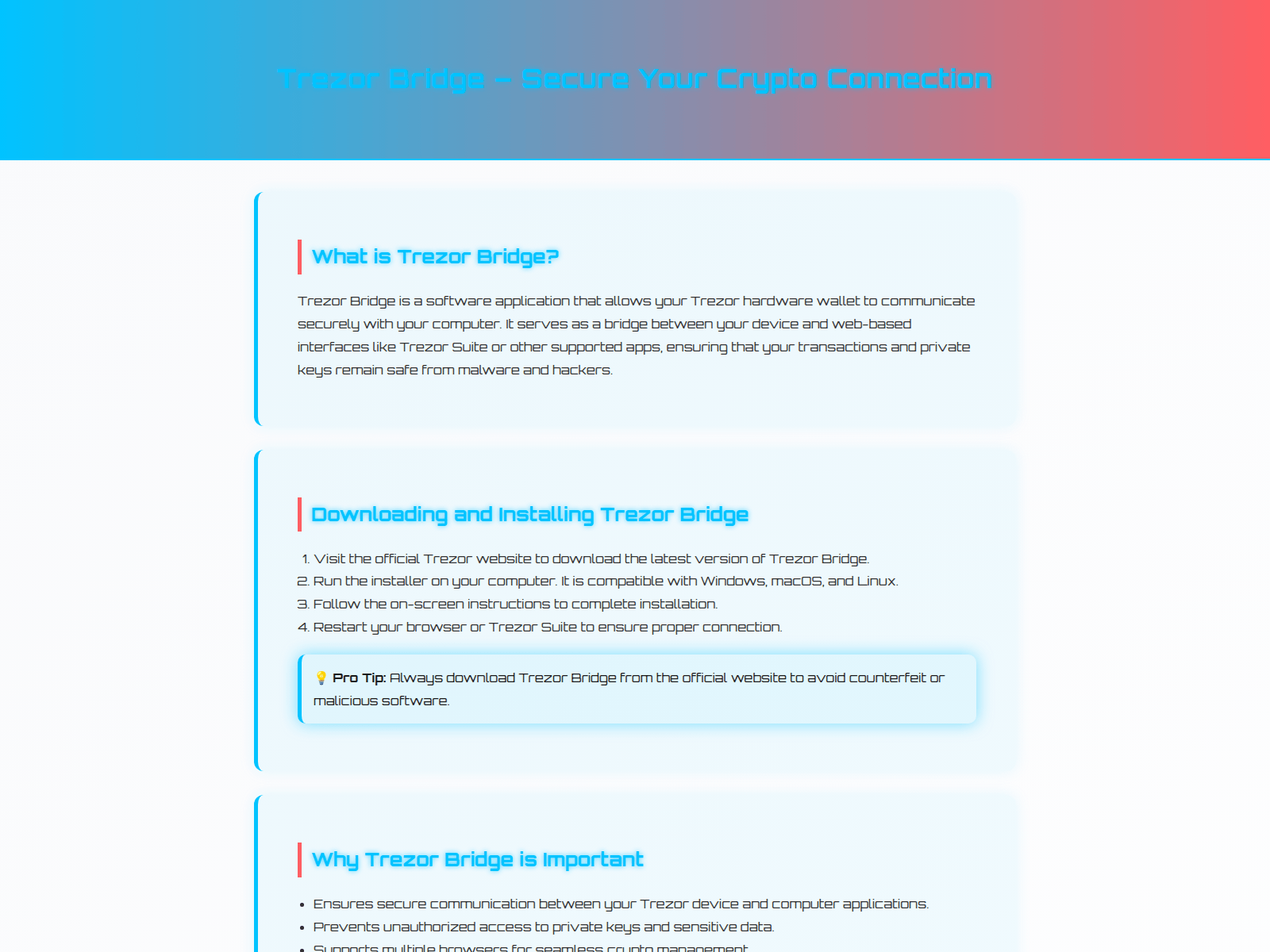 Screenshot of trexo-bridge-nav.pages.dev