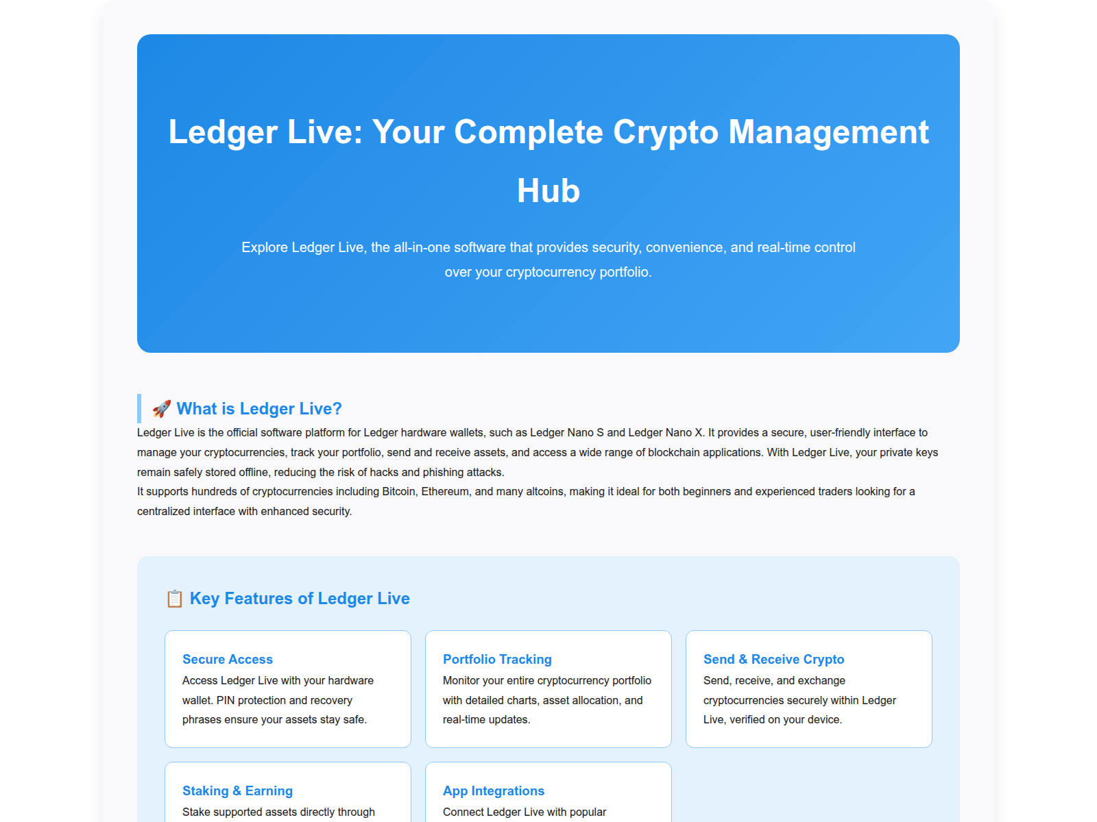 Screenshot of liv-e-ledger.pages.dev