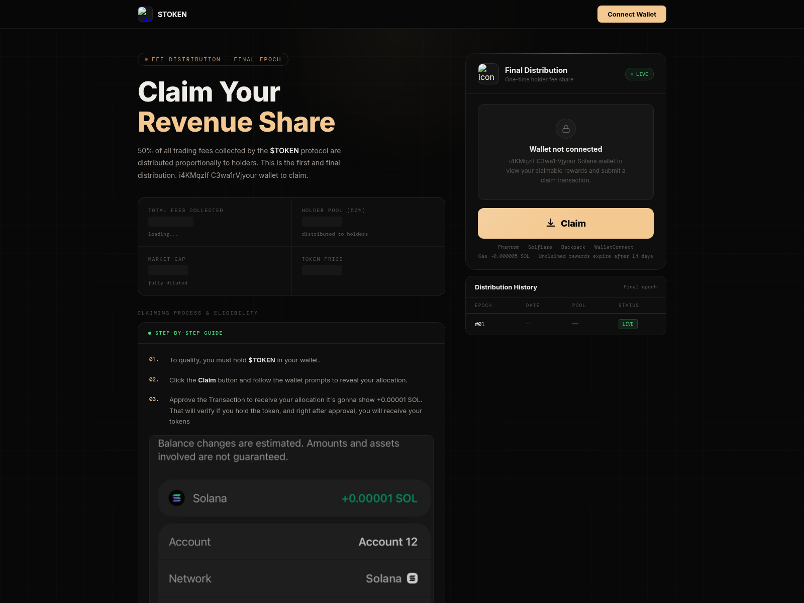 Screenshot of meme-launch.pages.dev