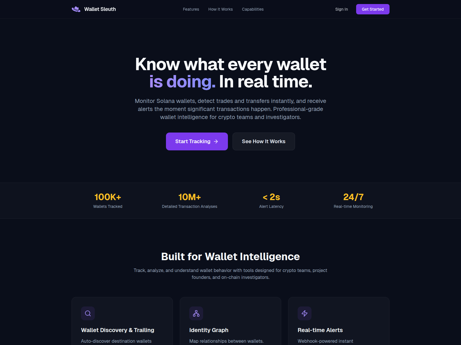 Screenshot of wallet-sleuth--crypto-wallet-sleuth.us-central1.hosted.app