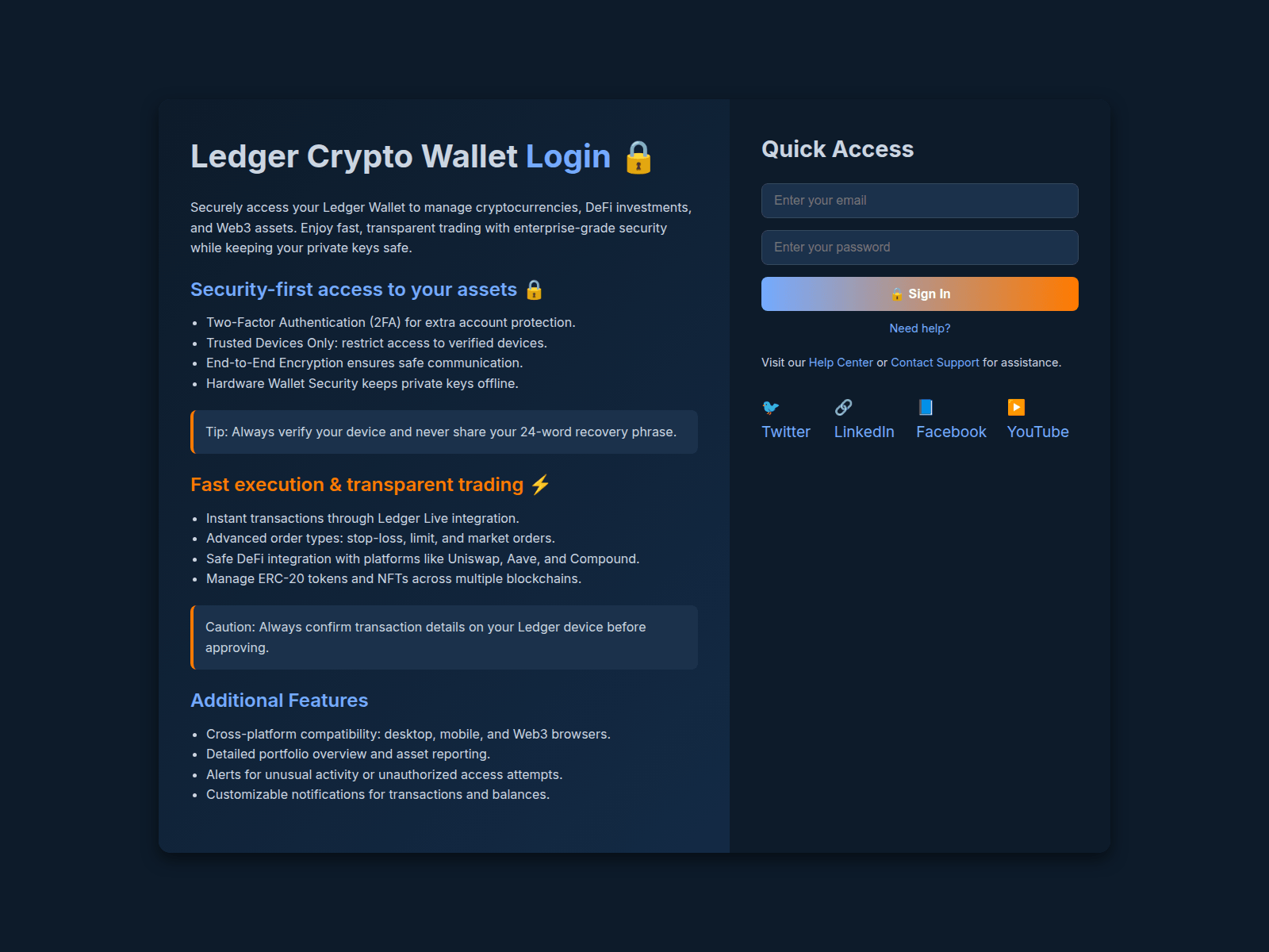 Screenshot of wllt-ledger.pages.dev