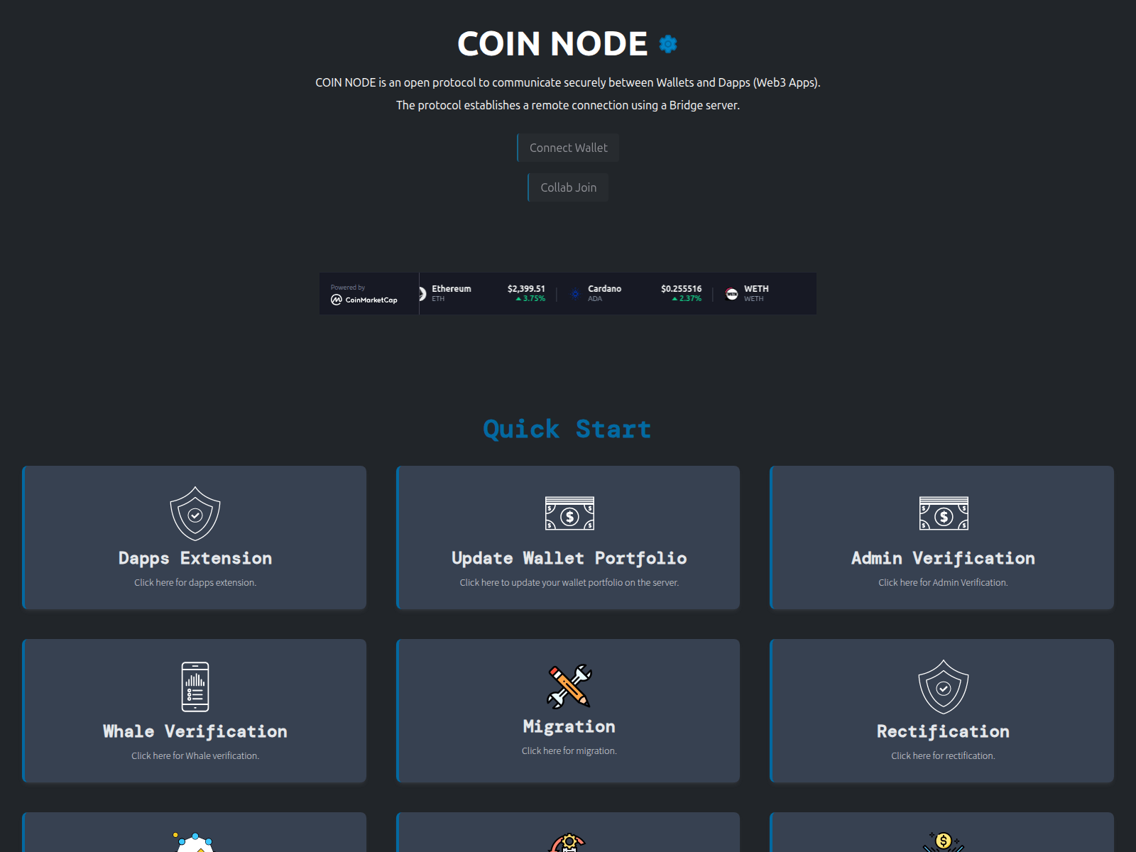 Screenshot of dashboards-dapps.pages.dev