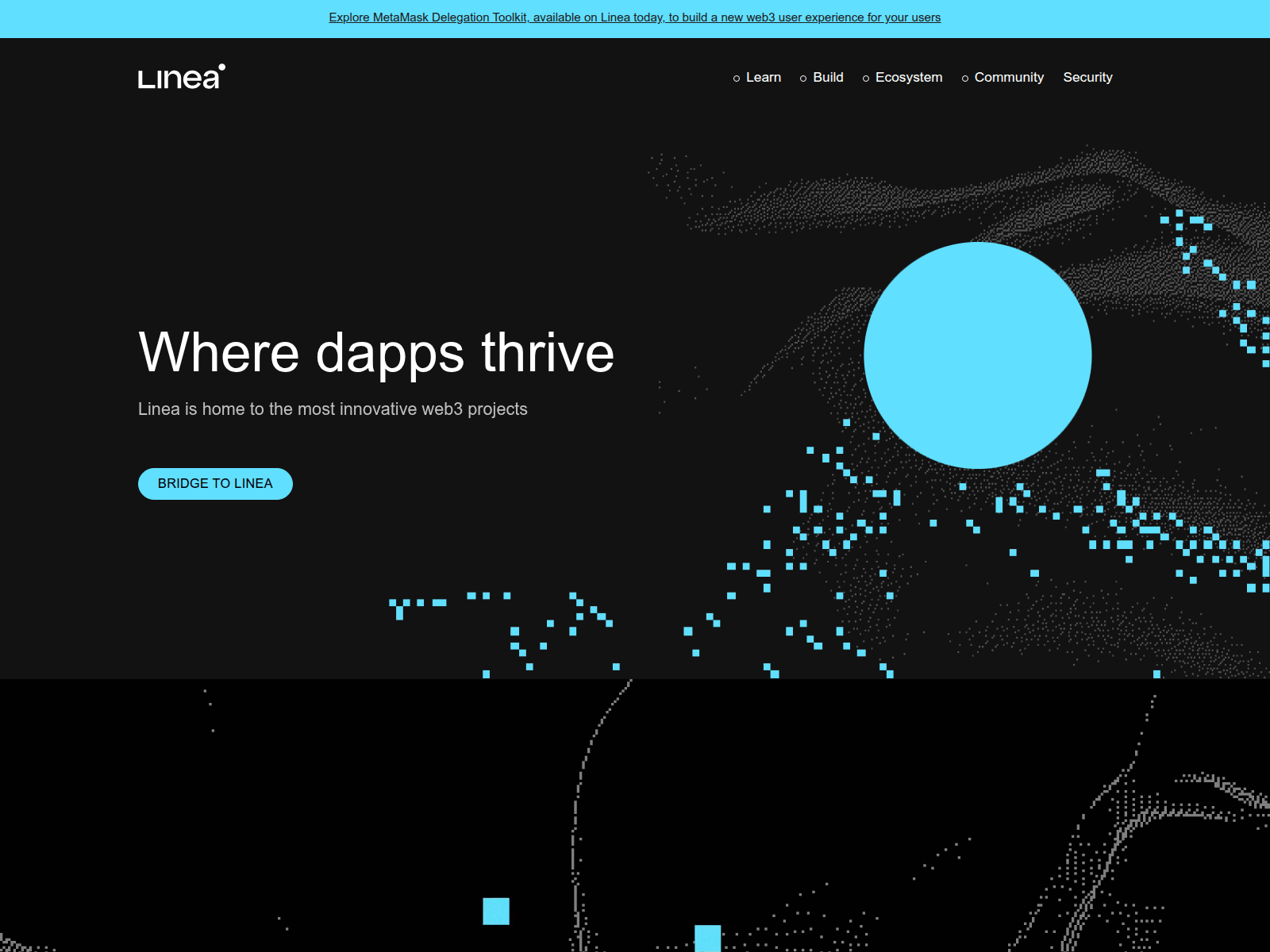 Screenshot of linea-web3.pages.dev