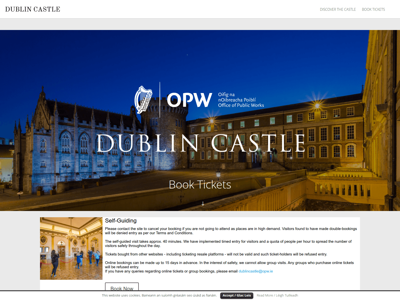 Screenshot of irish-heritage.live