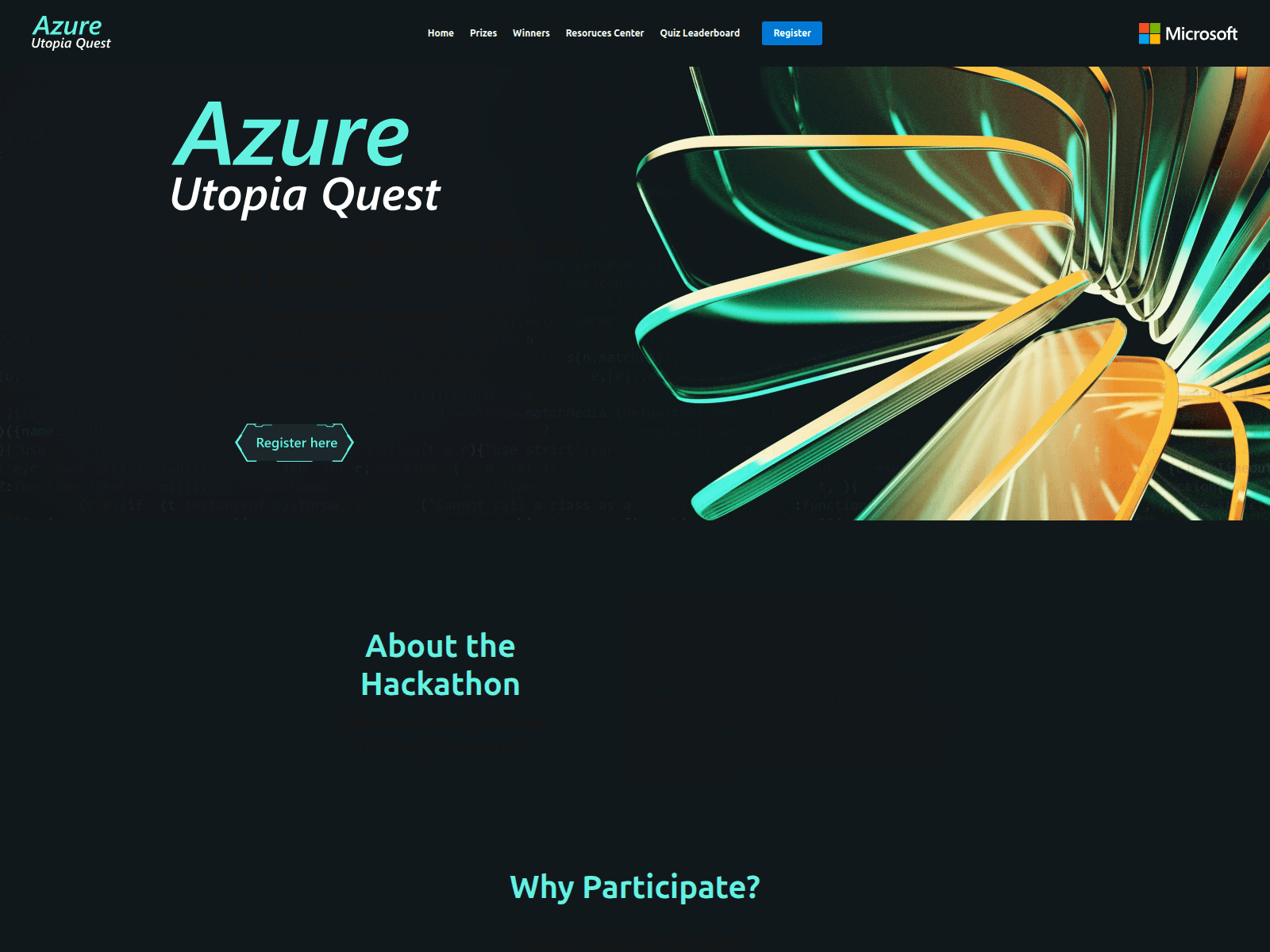 Screenshot of azureutopia.com