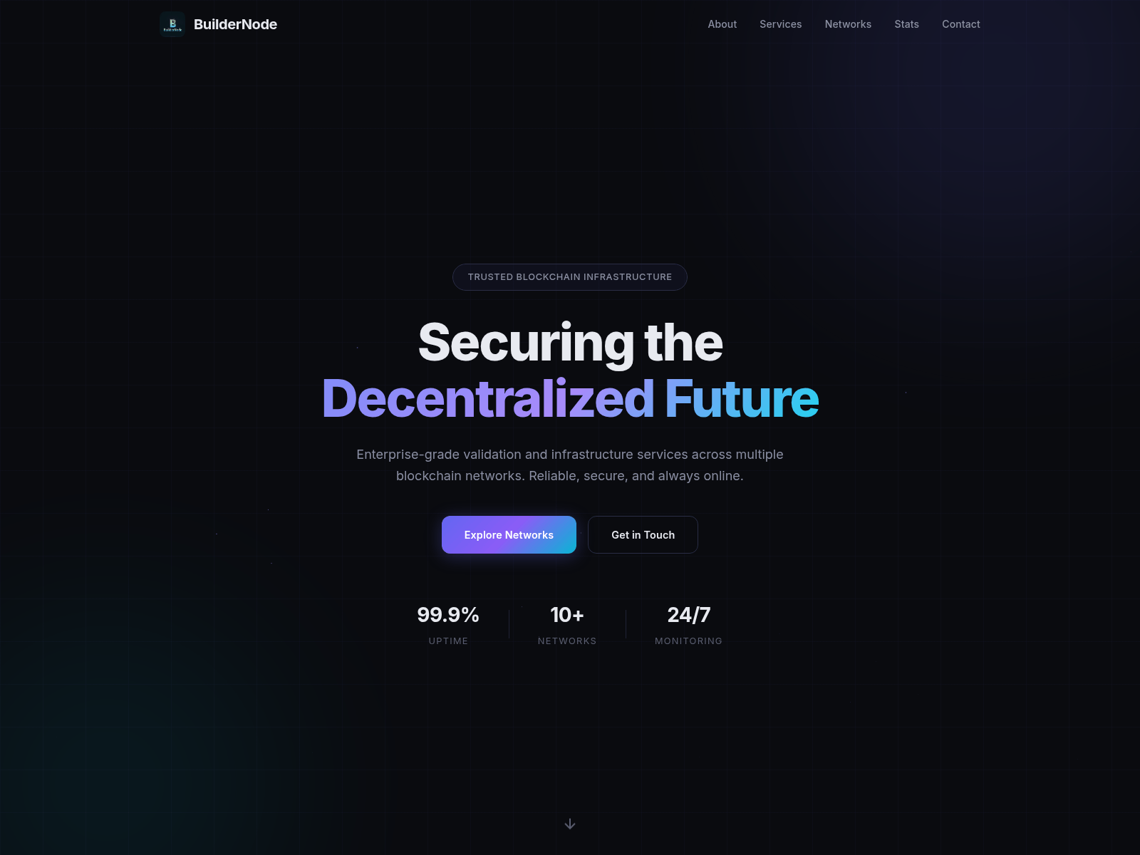 Screenshot of buildernode.org