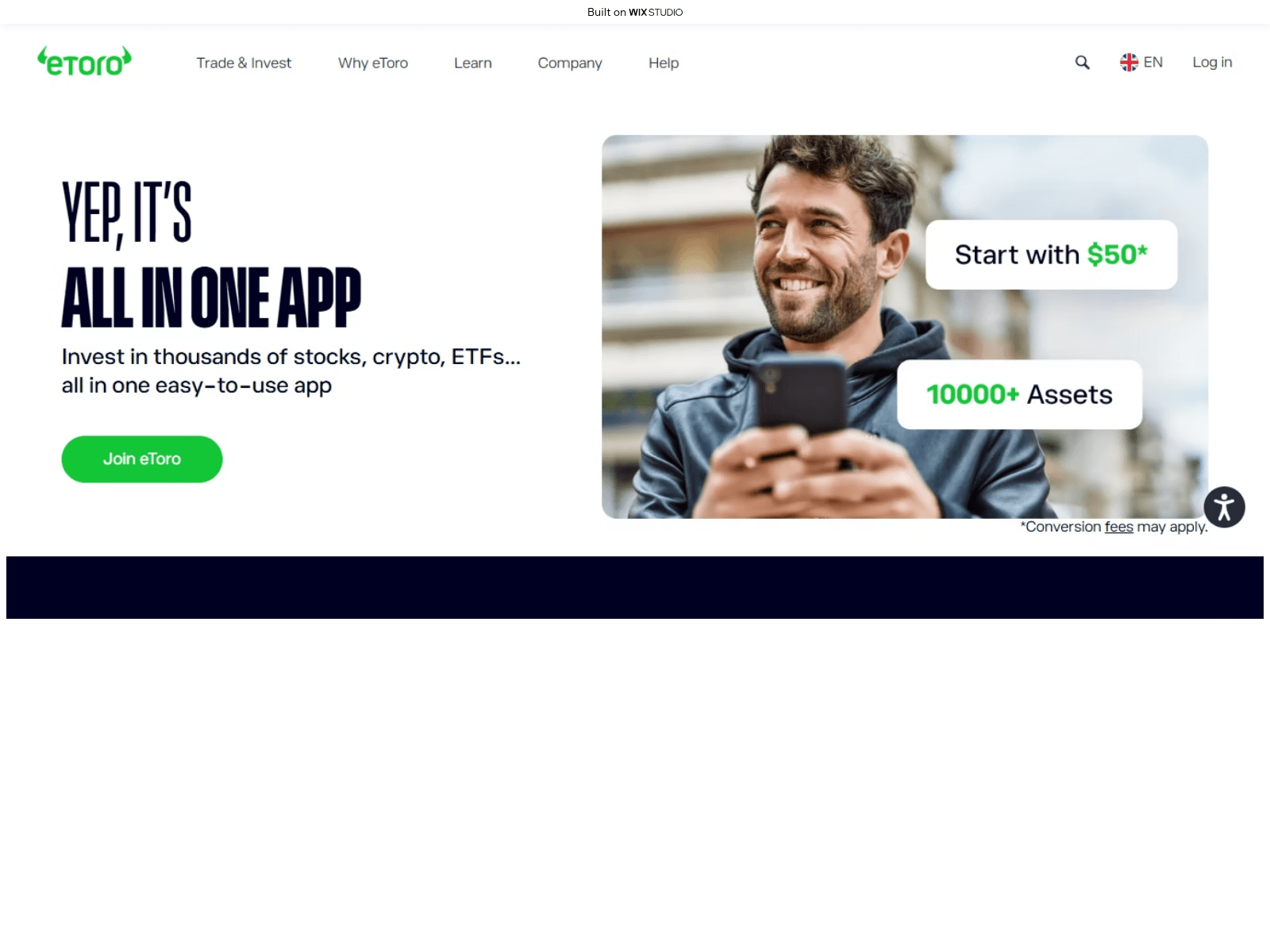 Screenshot of ettorologin.wixstudio.com