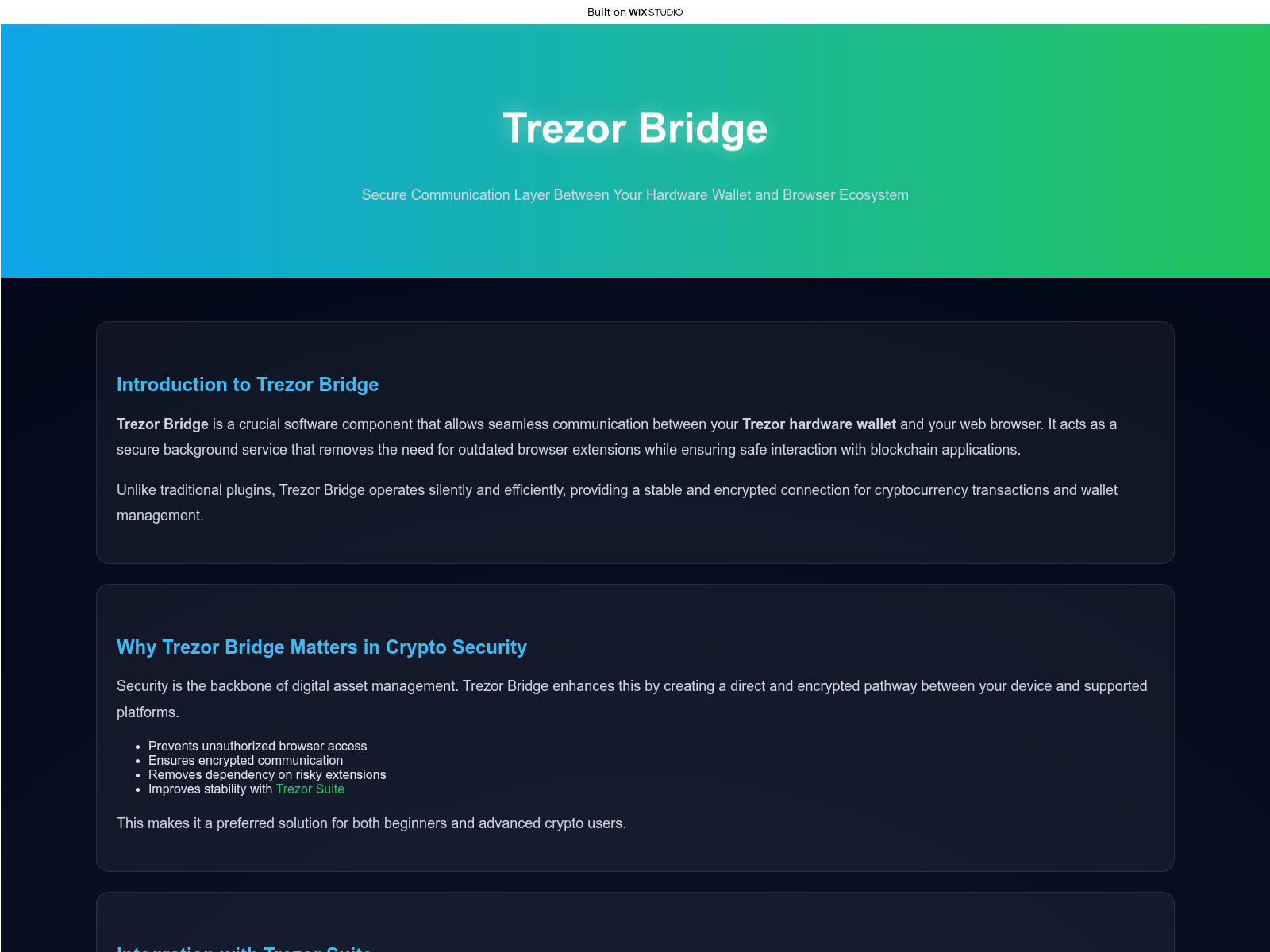 Screenshot of new-bridge-trezio.wixstudio.com