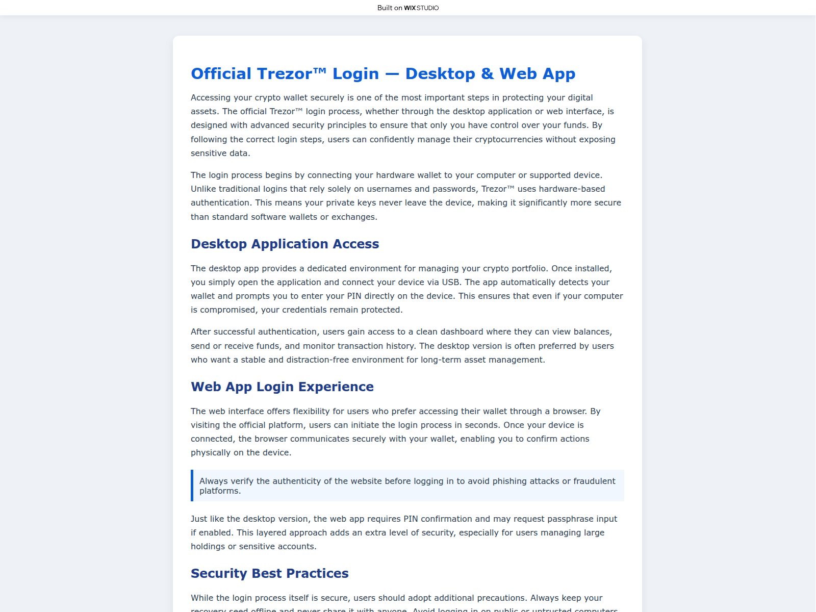 Screenshot of us-trexorlogn.wixstudio.com