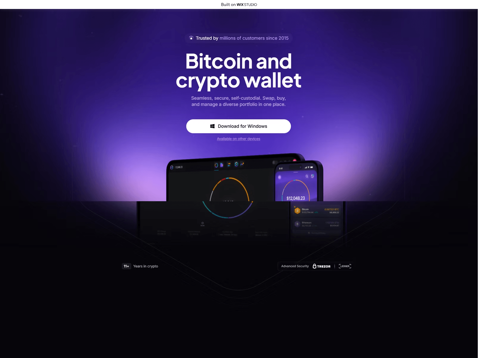 Screenshot of exades-apps.wixstudio.com