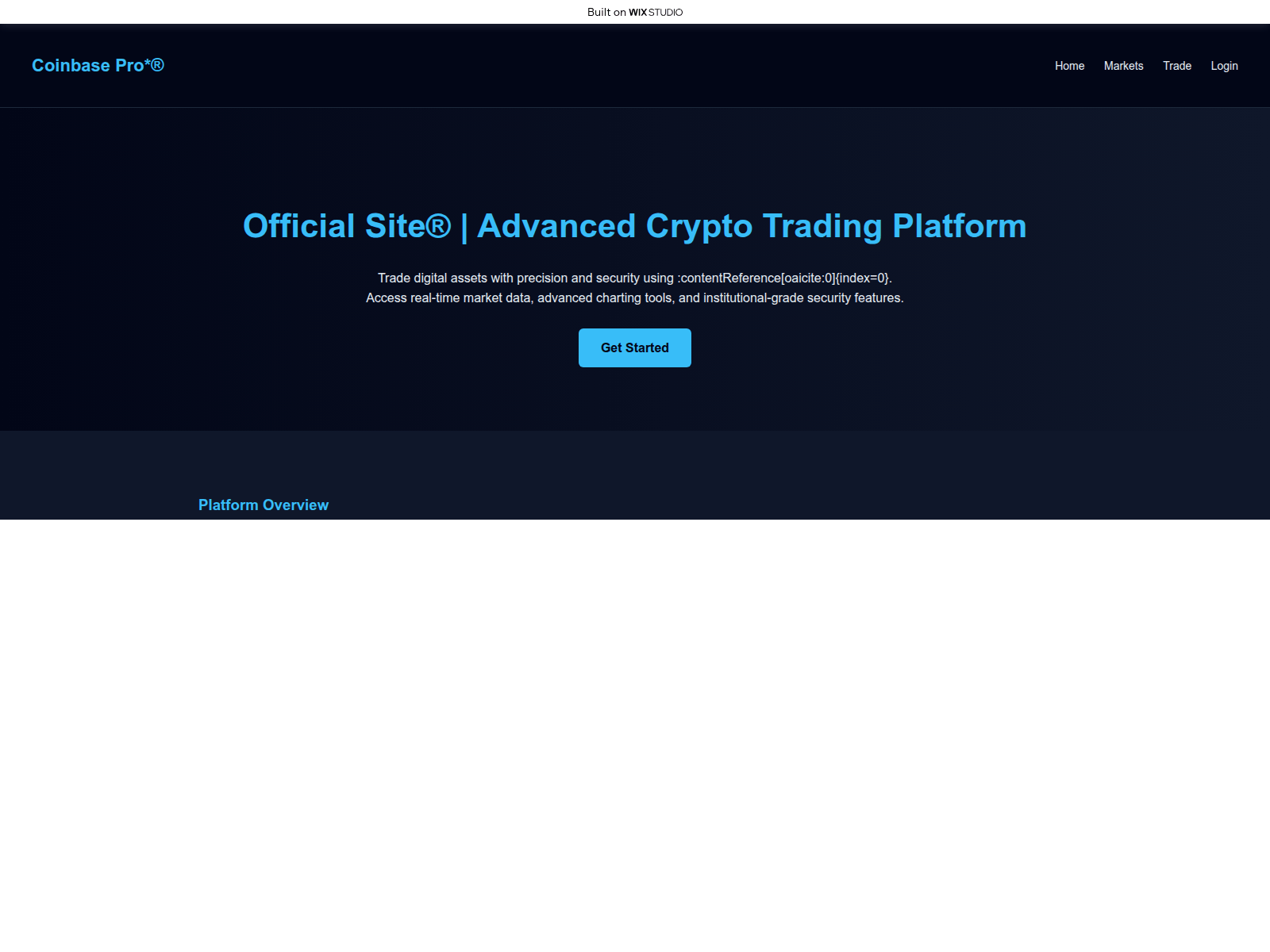 Screenshot of ssocoinbasspro.wixstudio.com