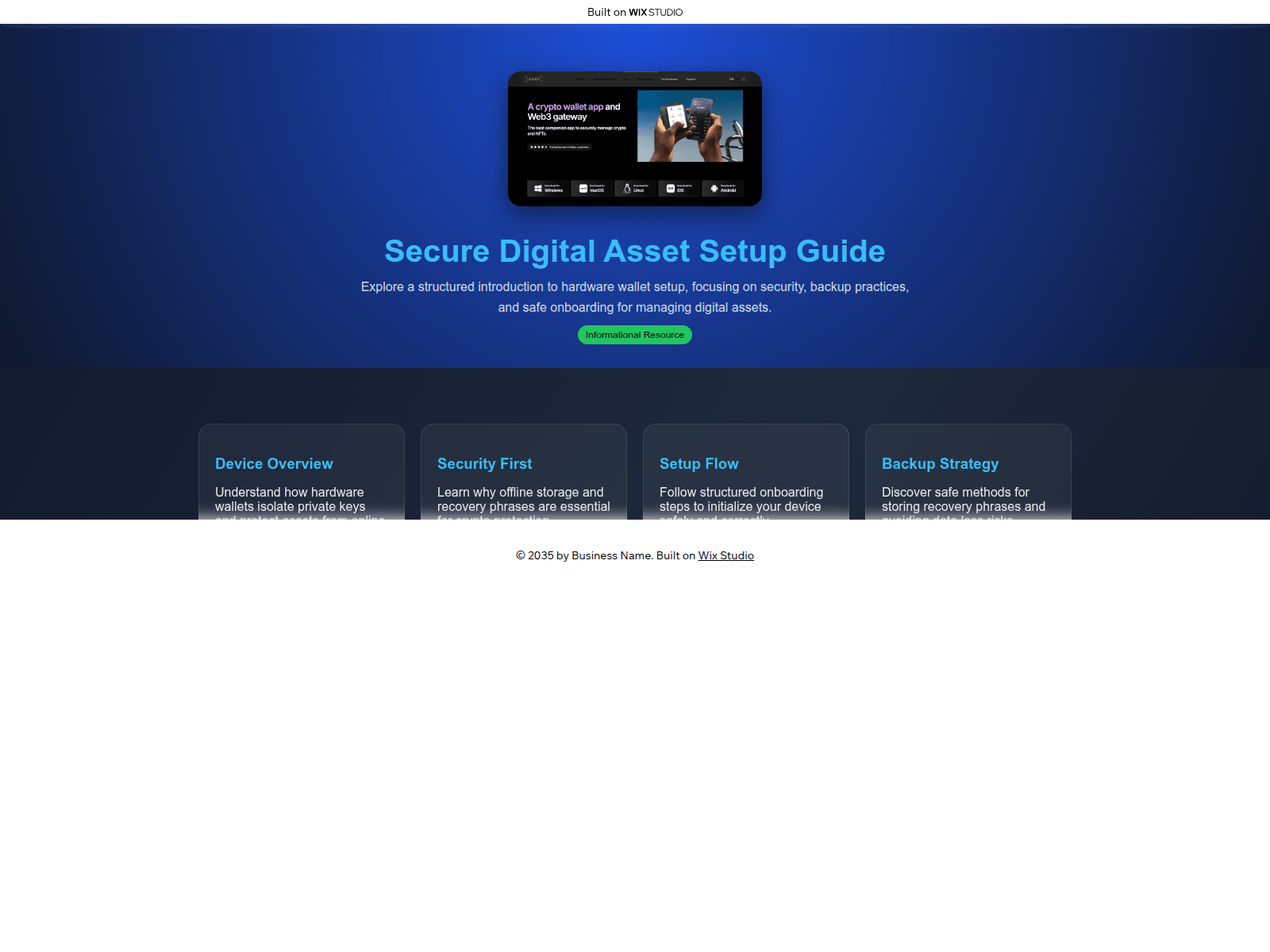 Screenshot of into-ledzer.wixstudio.com